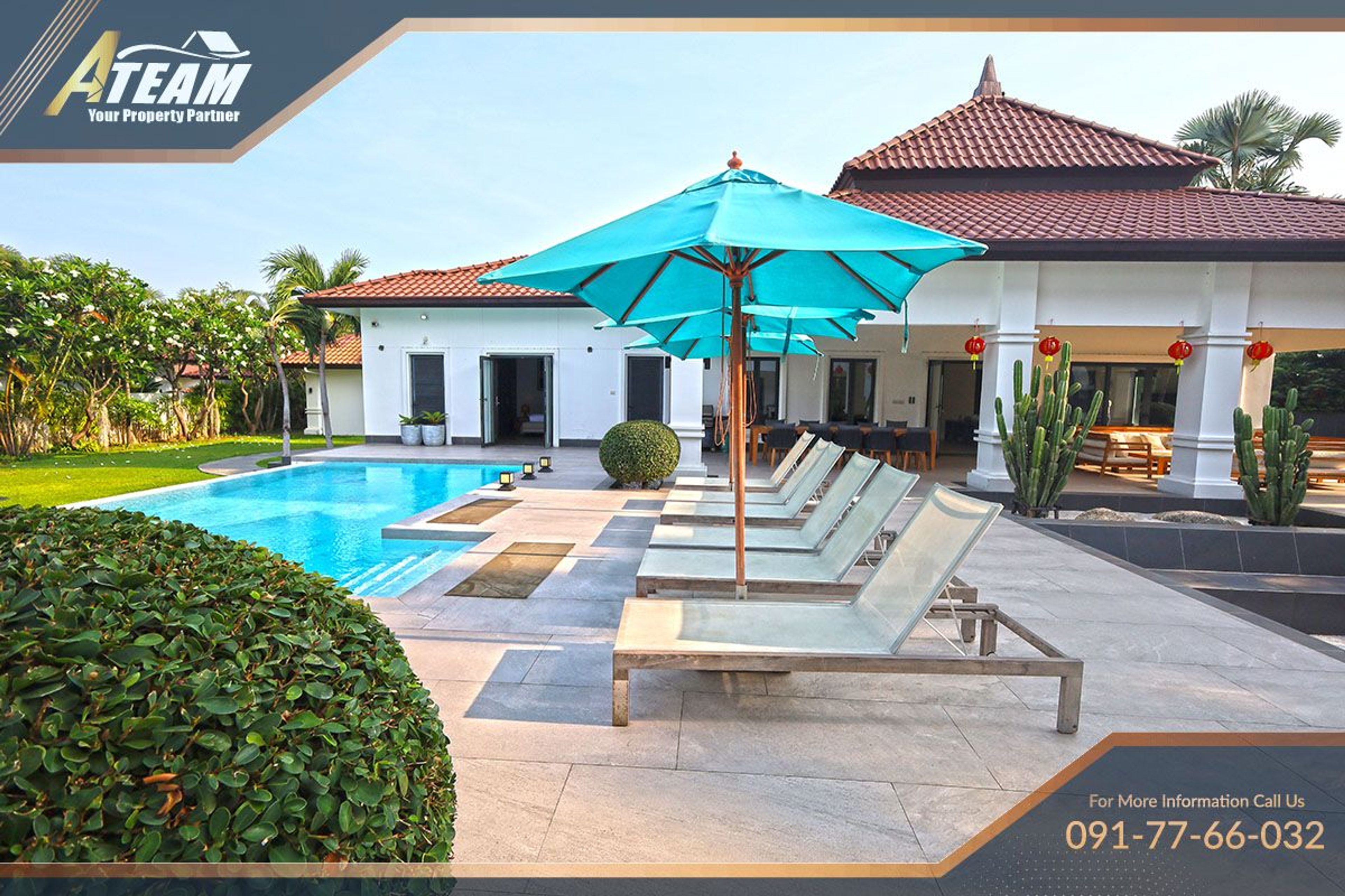 Luxurious 5-Bedroom Pool Villa in Prestigious BelVida Estates, Hua Hin thumbnail 9