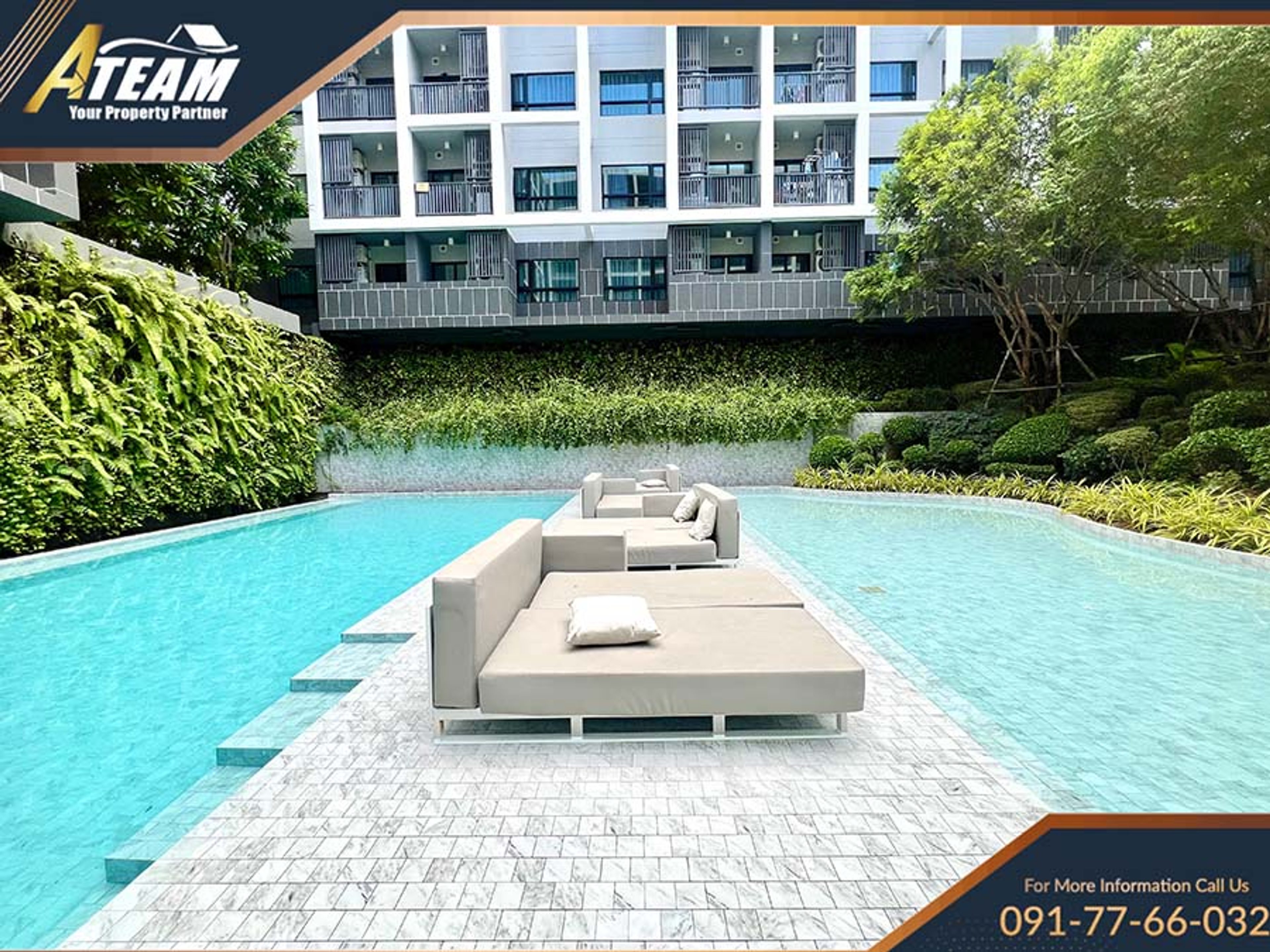 Studio Condo for rent at Dusit D2 Residence Hua Hin