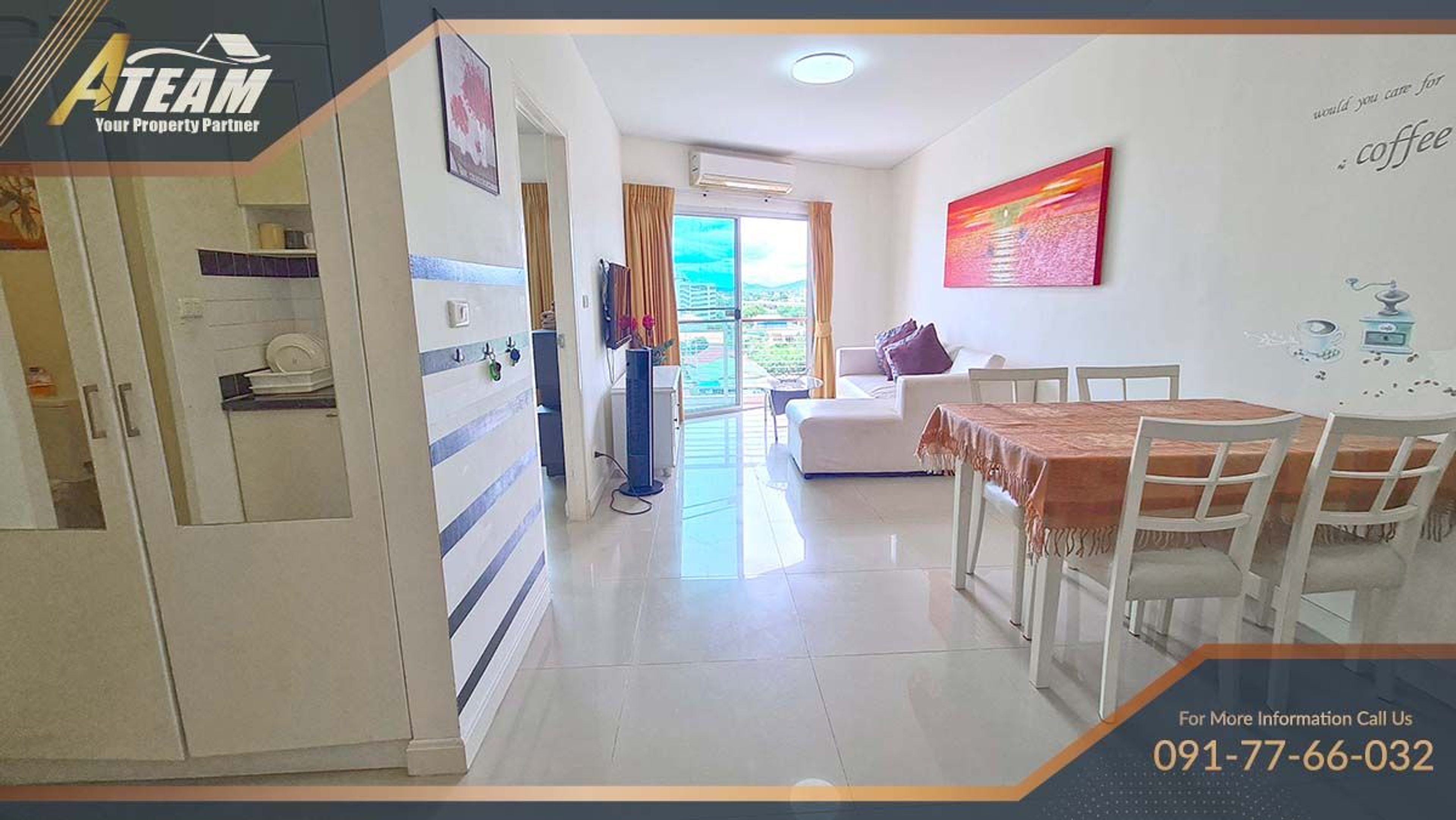 1 bedroom sea view 43 SQM condo in Flamme tree right City center thumbnail 15
