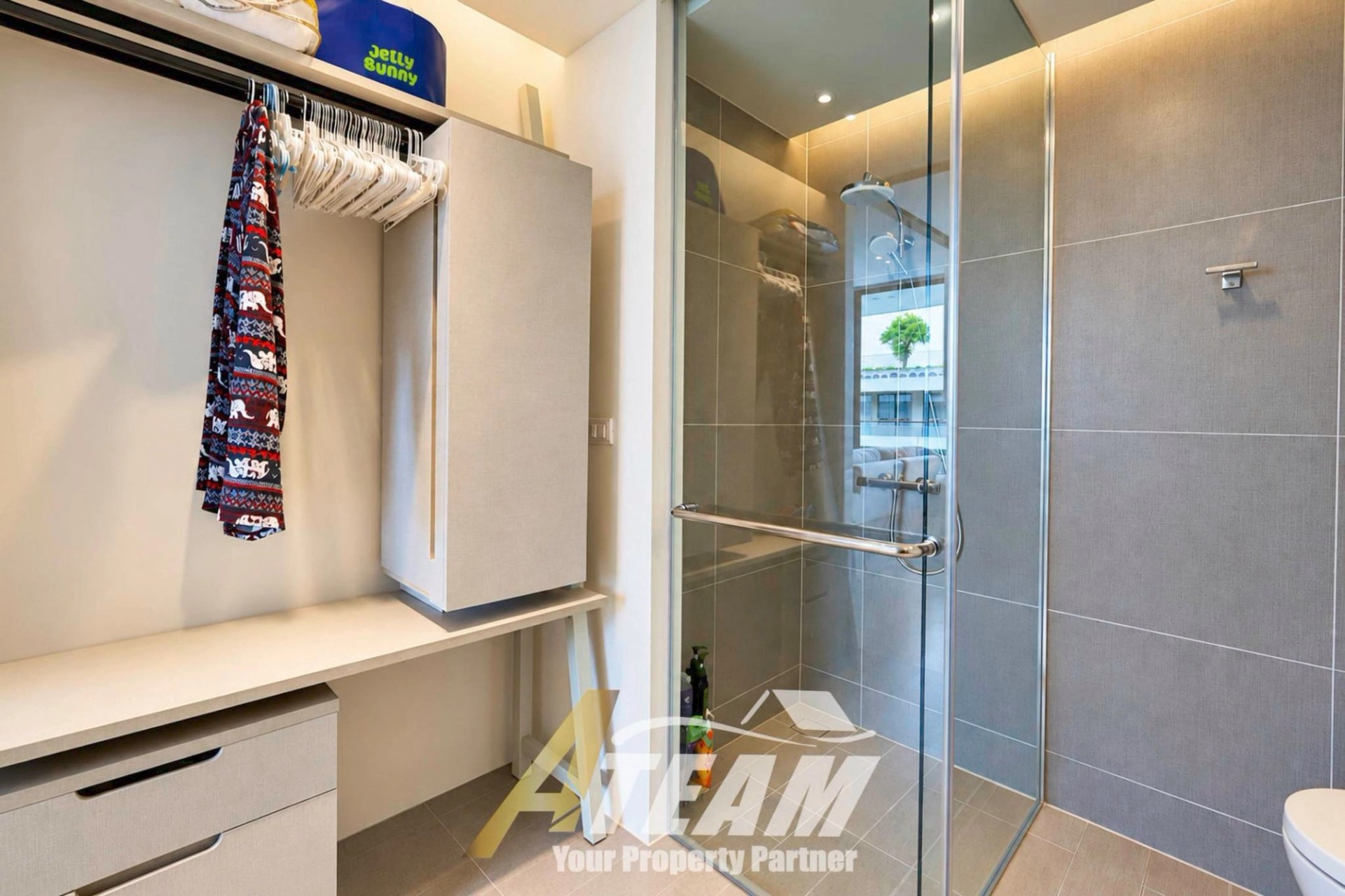 Appartement moderne 1 chambre avec vue sur piscine à louer à la résidence Veranda de Hua Hin