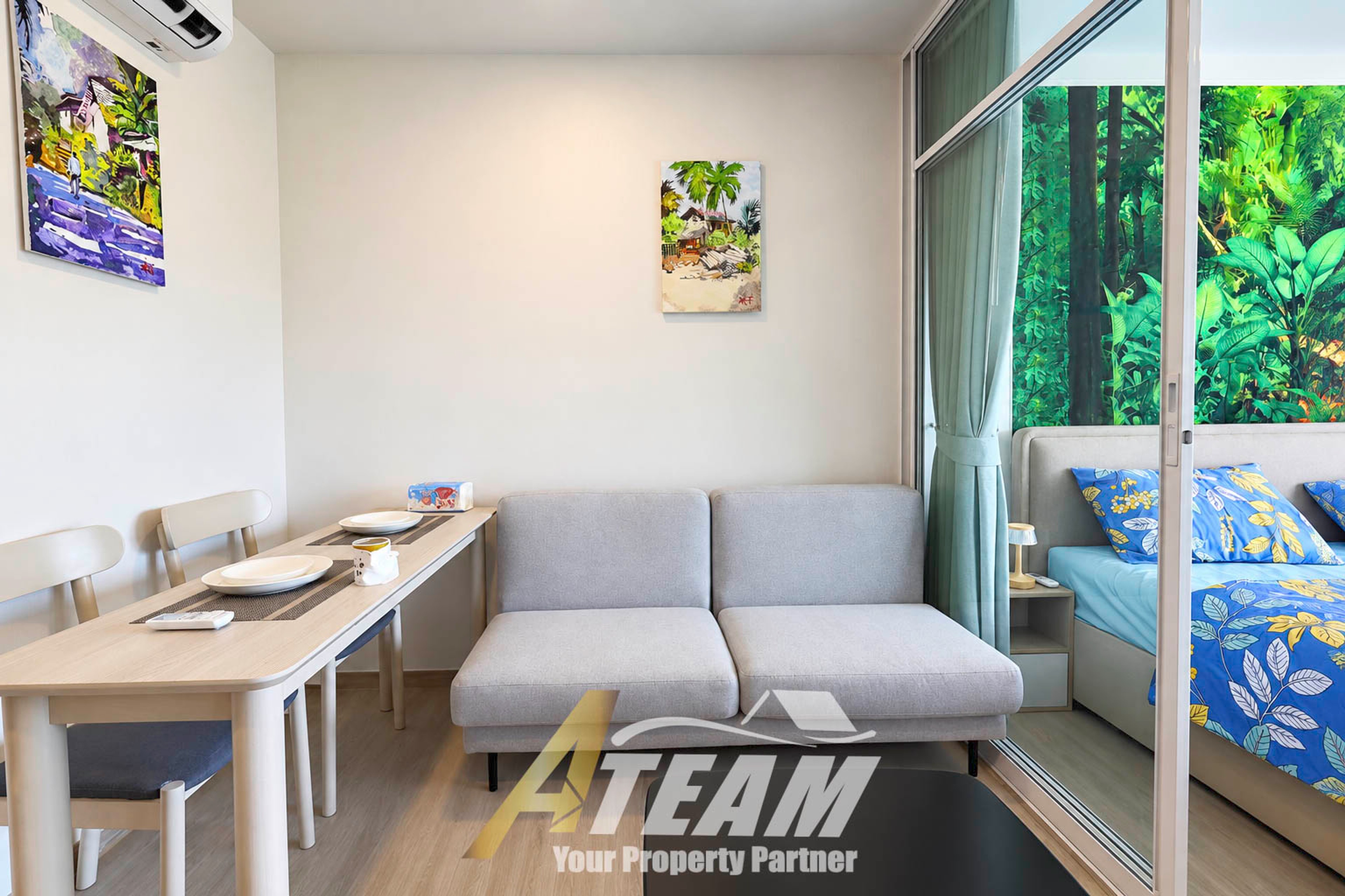 Appartement élégant à Supalai Blue Whale Hua Hin – 33,05 m² | 16 000 THB/mois