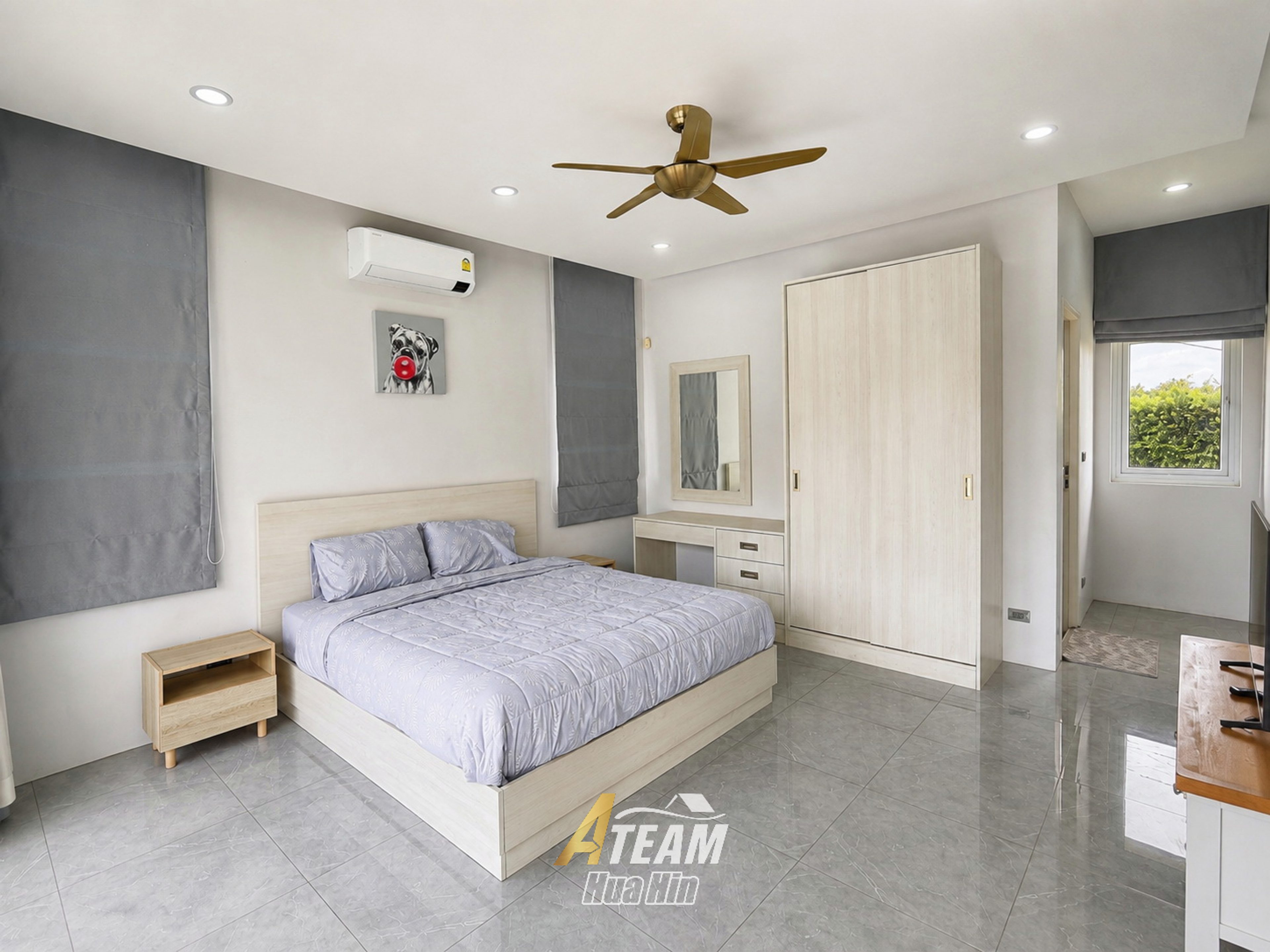For rent 3 bed pool villa with mountain view Khao Tao, Hua Hin thumbnail 15