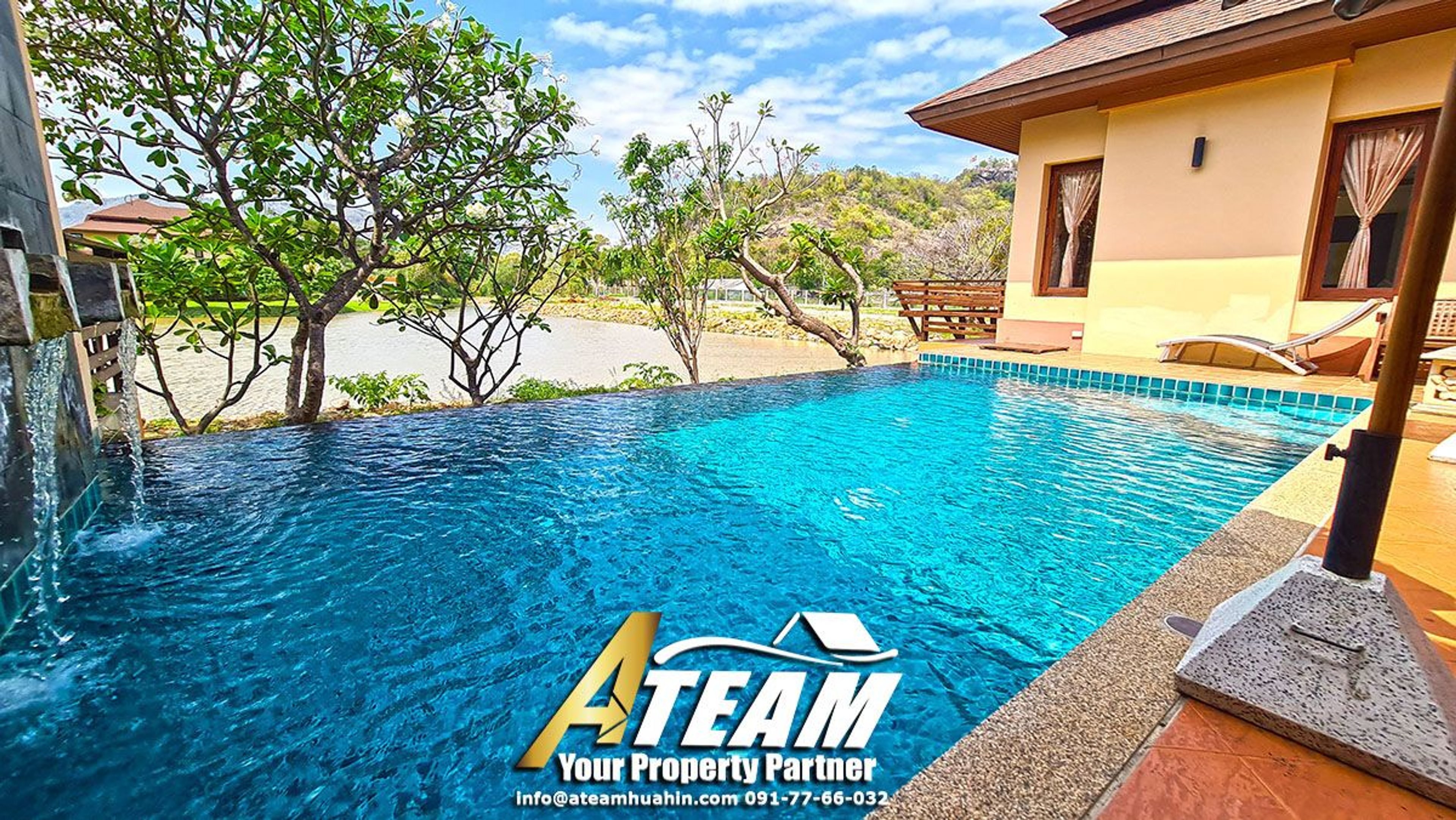 Rare lake side pool villa 800m from Kao Takiab thumbnail 23