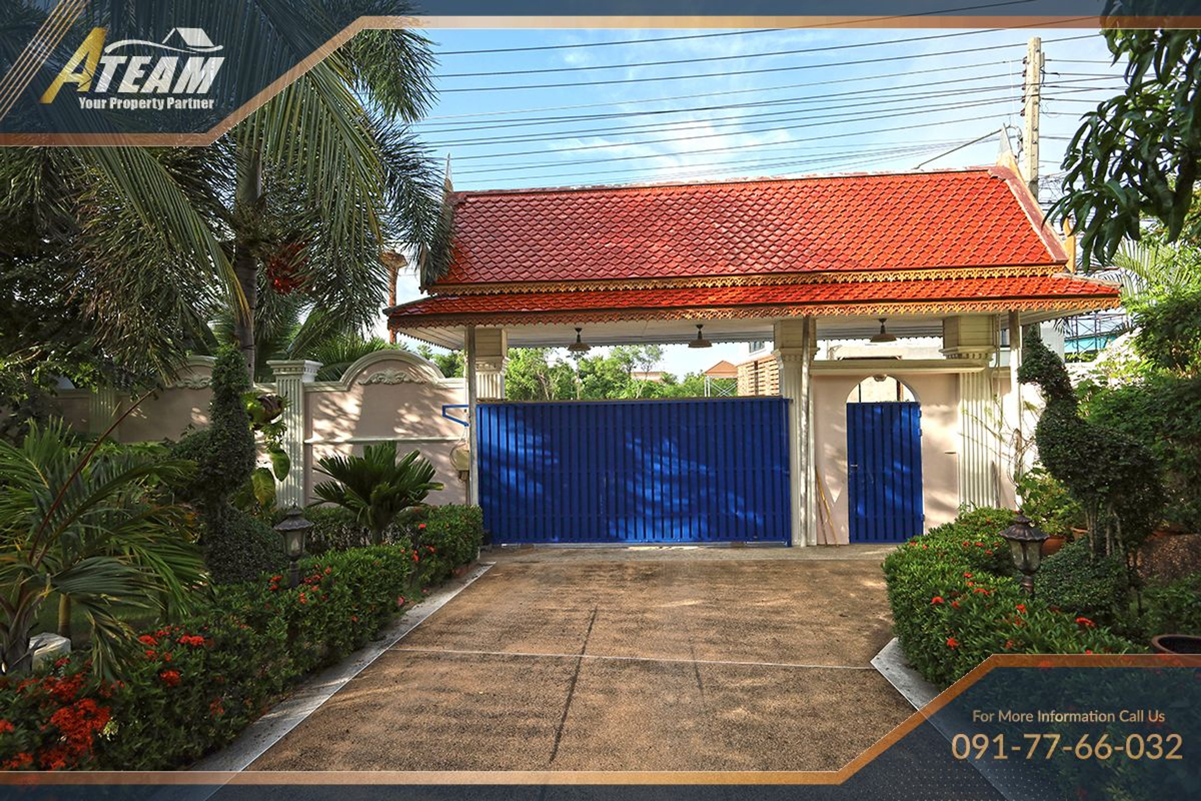 Unique Mansion on 1 Rai with incredible tropical  garden thumbnail 53