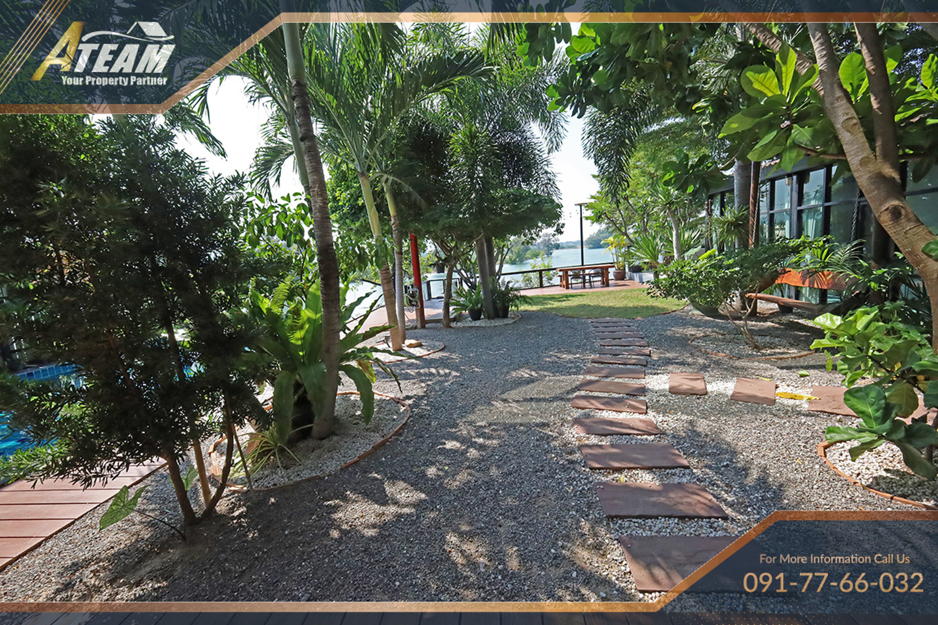 Villa única de 5 quartos com piscina junto ao rio em Pak Nam Pran thumbnail 6