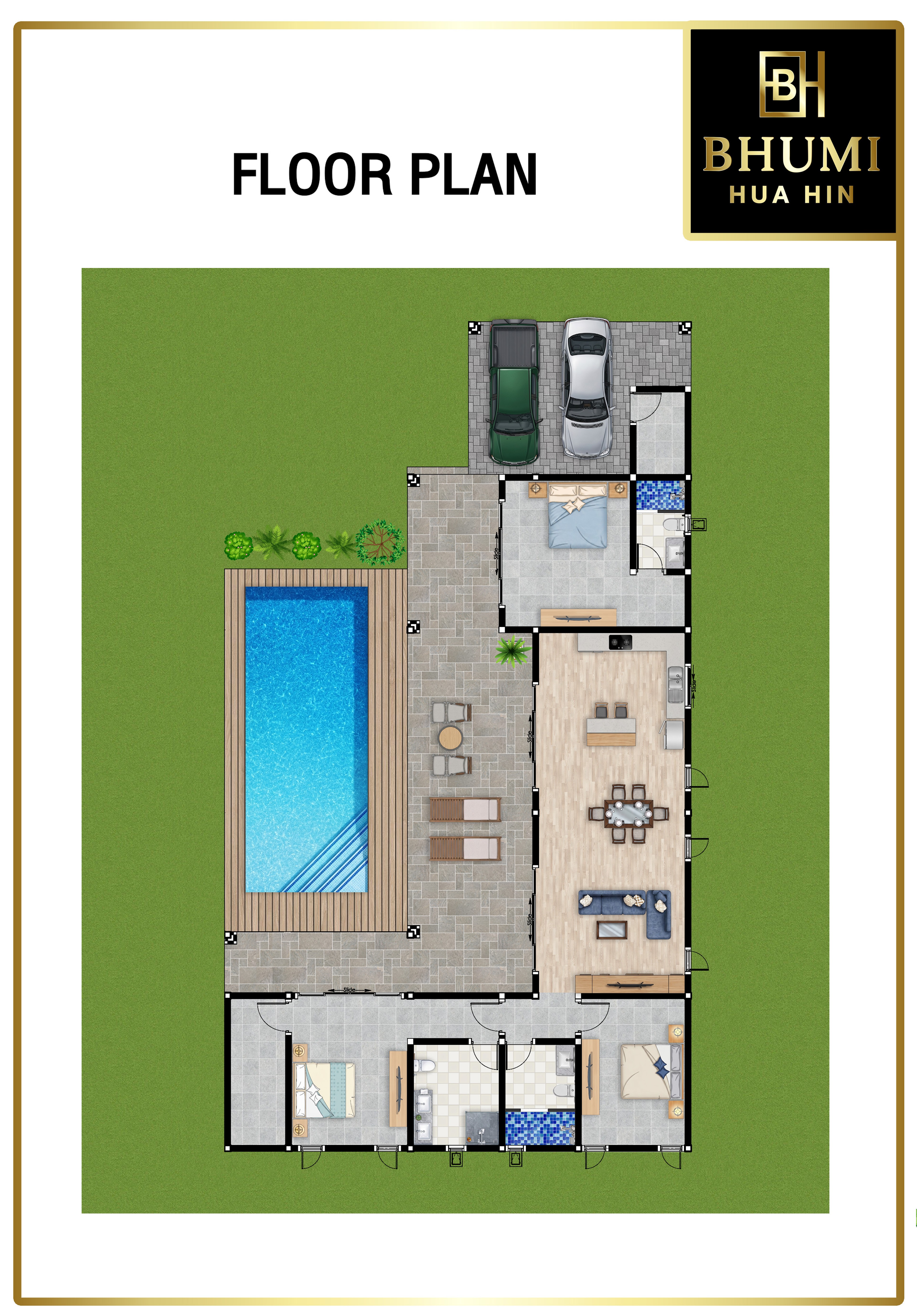 BHUMI Hua Hin – Luxury Pool Villas on Expansive Private Plots
