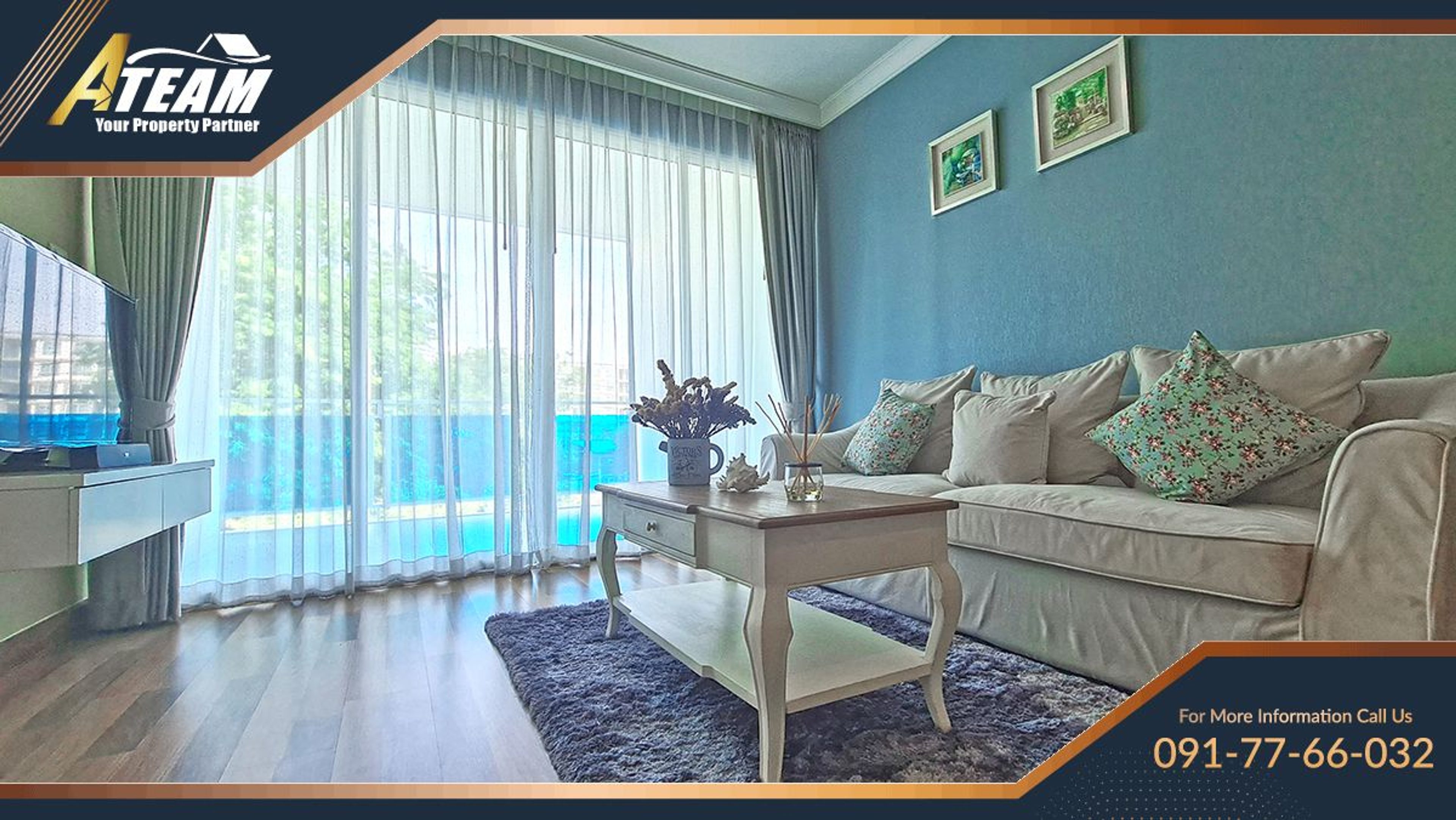 My Resort Condo Hua Hin 2 Bedrooms 2 Bathrooms (Corner) | 85.07 sqm | 