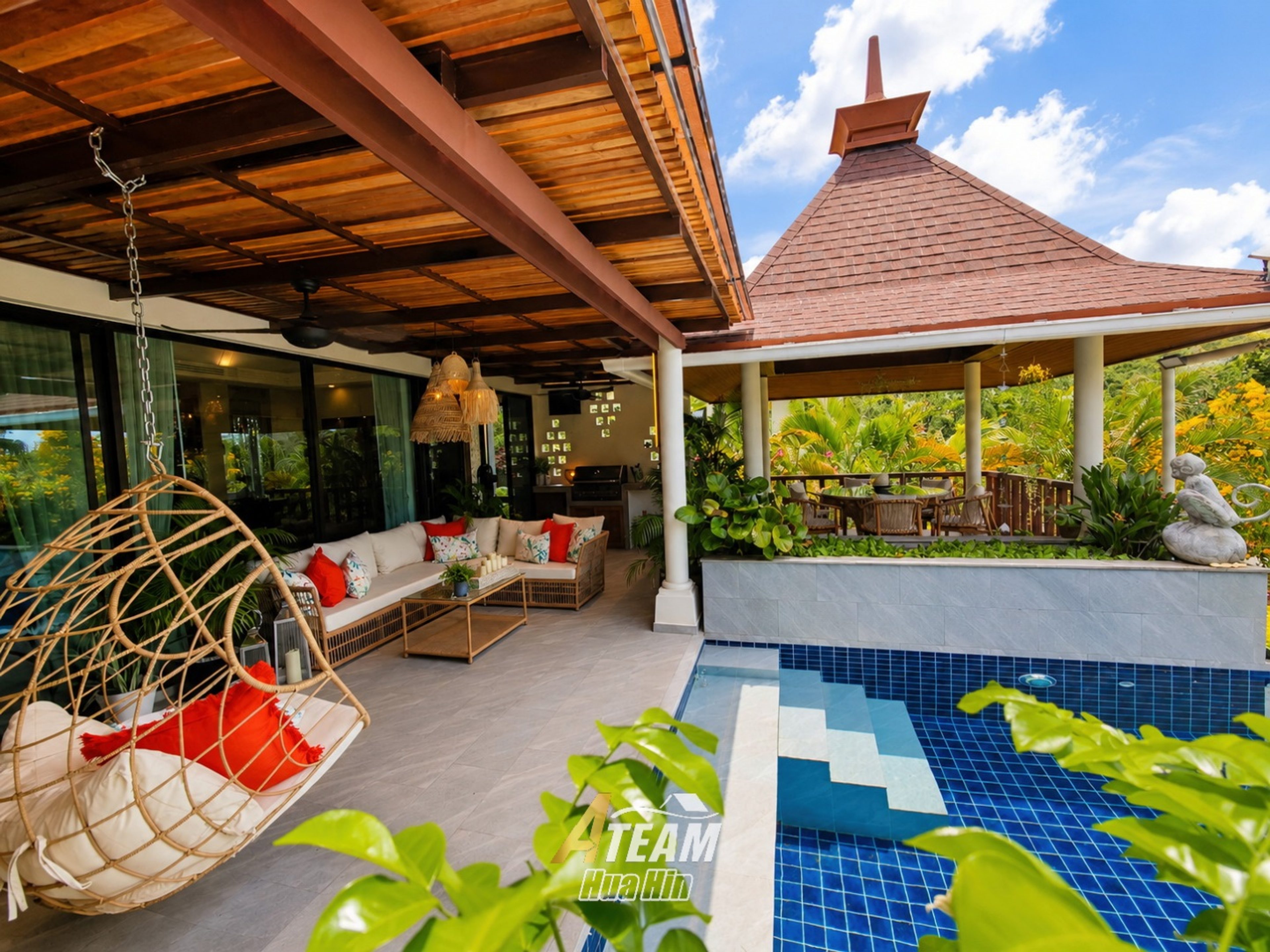 Spacious 3-Bedroom Pool Villa with Mountain Views – Panorama Village, Khao Tao thumbnail 41