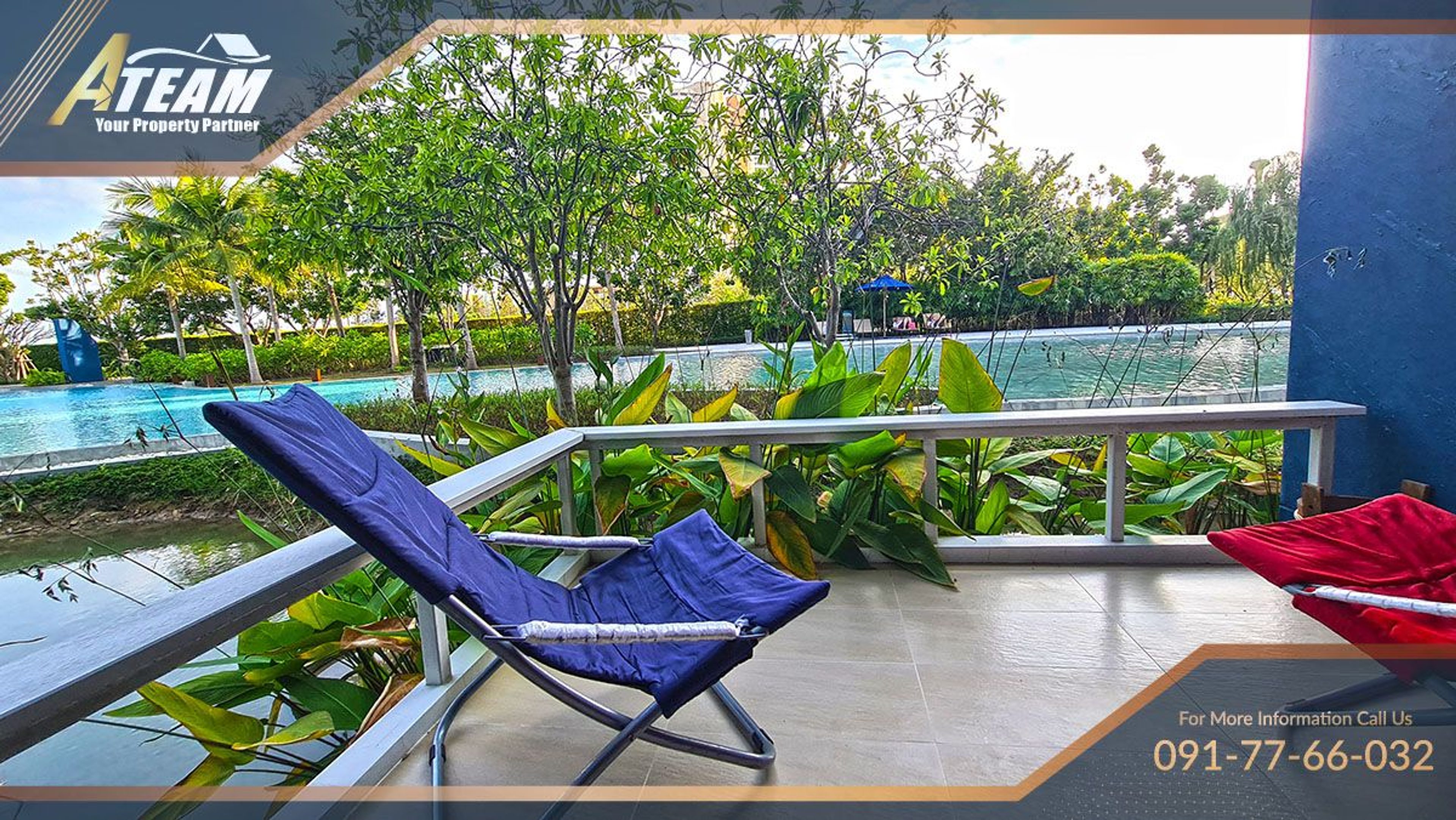 70 sqm, 2 Bedrooms 2 Bathrooms condo at Blue Sapphire, Cha Am