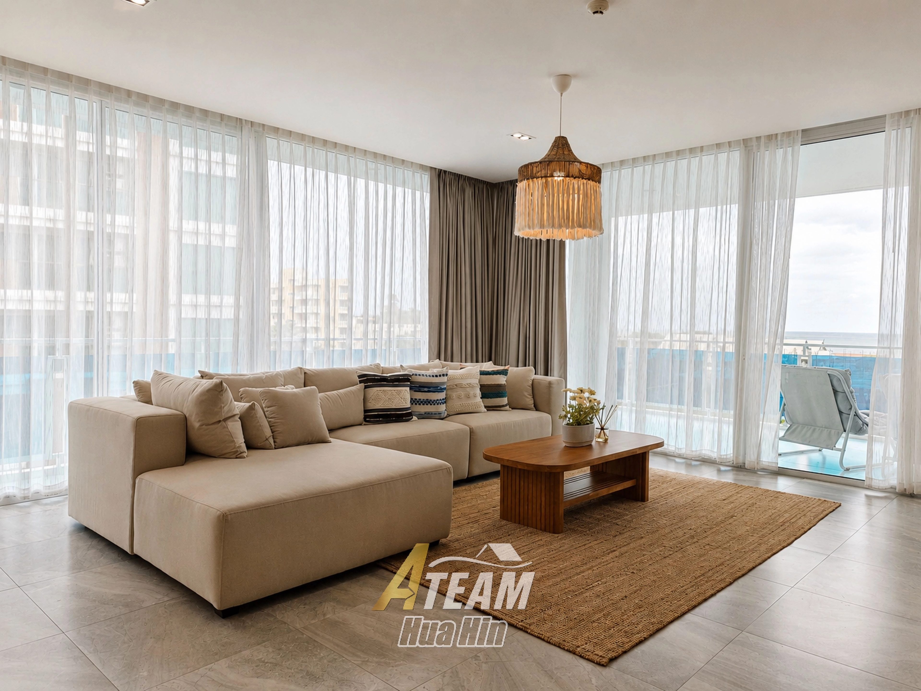 Stylish Sea View Condo with Exceptional Resort-Style Pools in Khao Takiab thumbnail 3