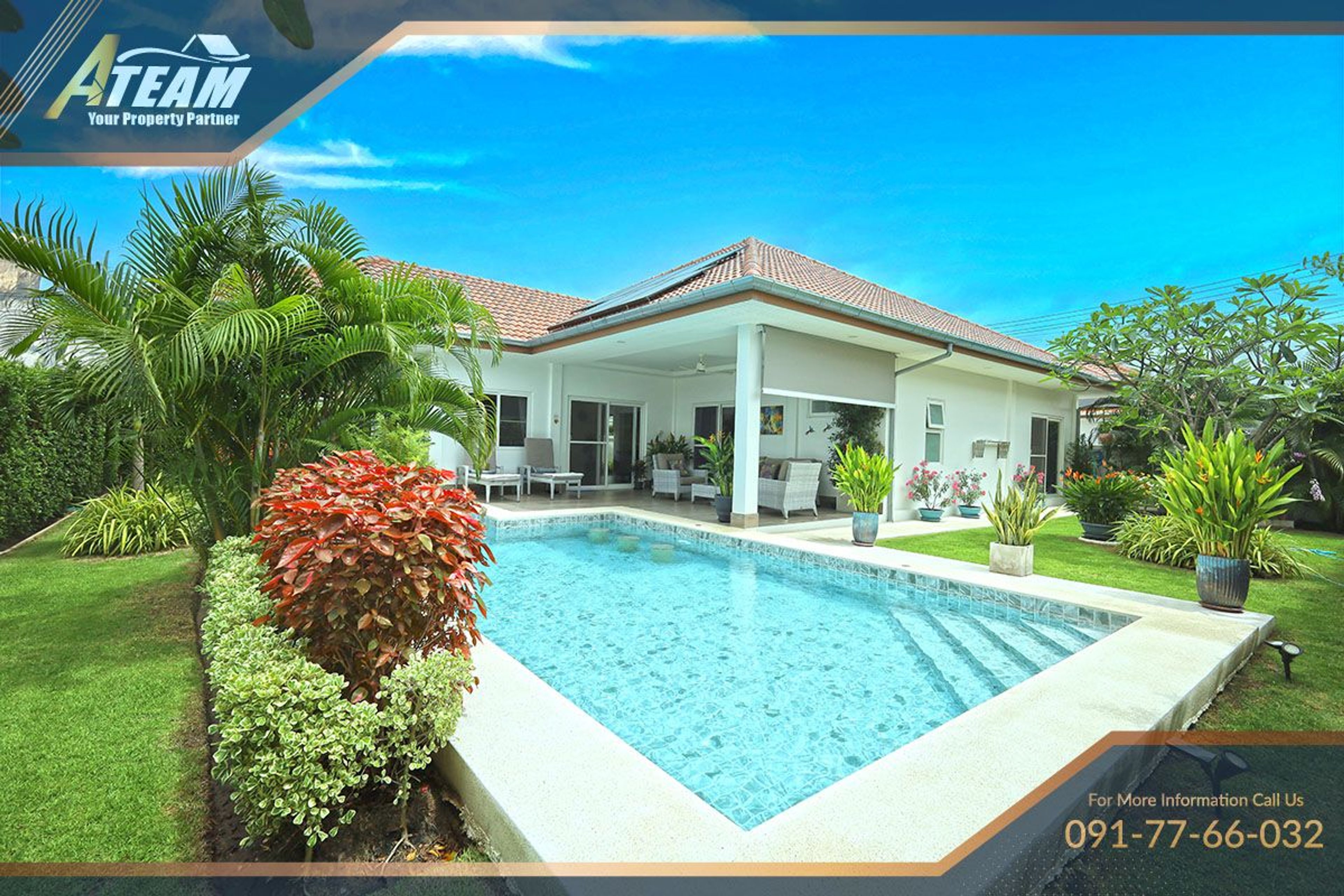 3-Bedroom Pool Villa for Sale – Mali Lotus, Hua Hin