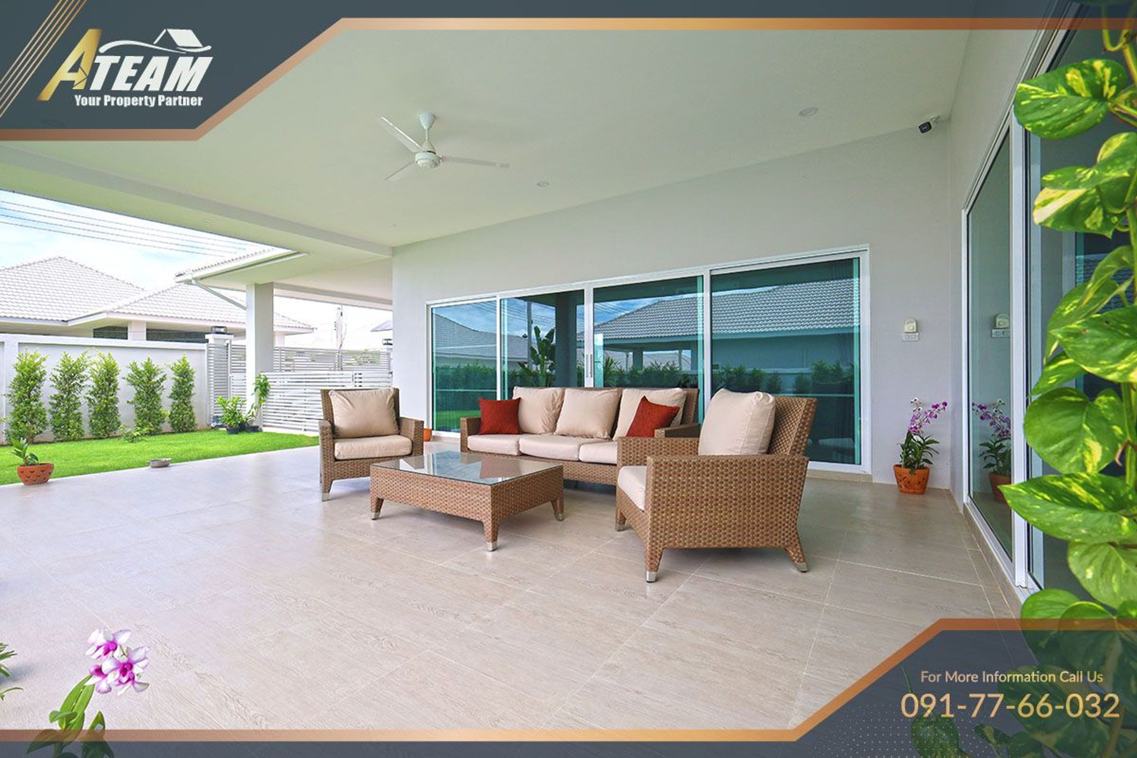For rent 3-Bedroom Pool Villa  – Fully Furnished | Soi 112 thumbnail 6