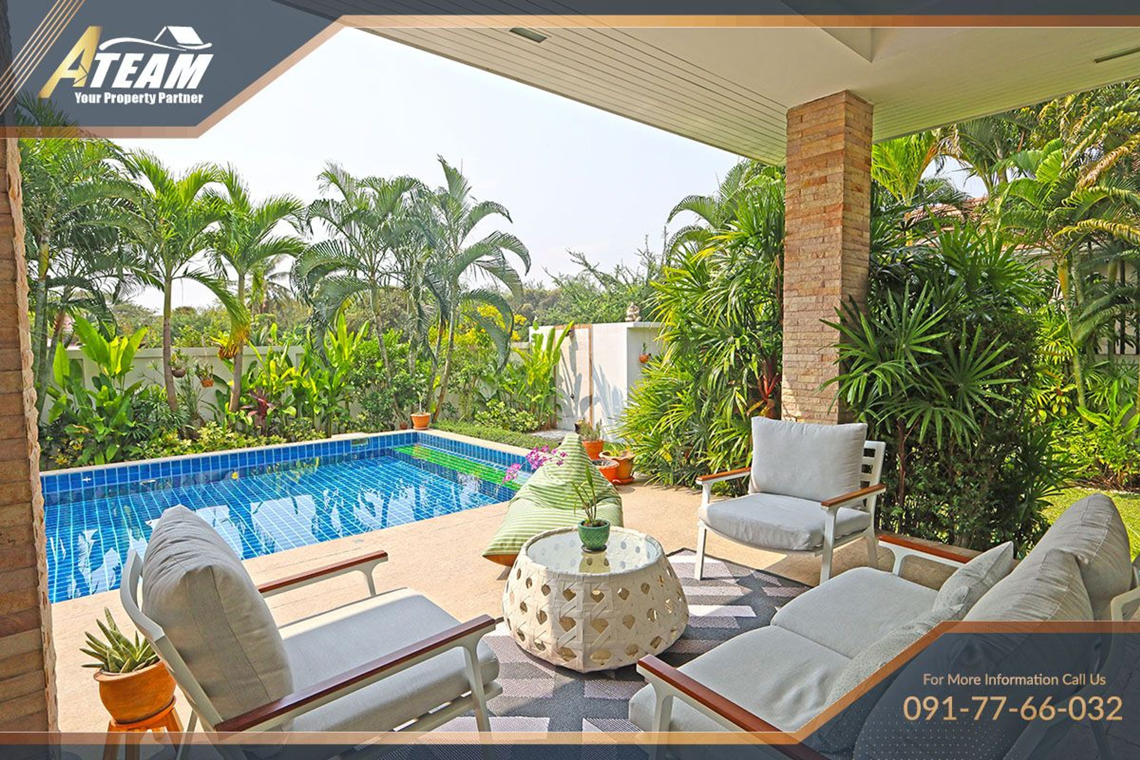Luxury Pool Villa for Sale in Woodlands – 8.9 Million THB thumbnail 2