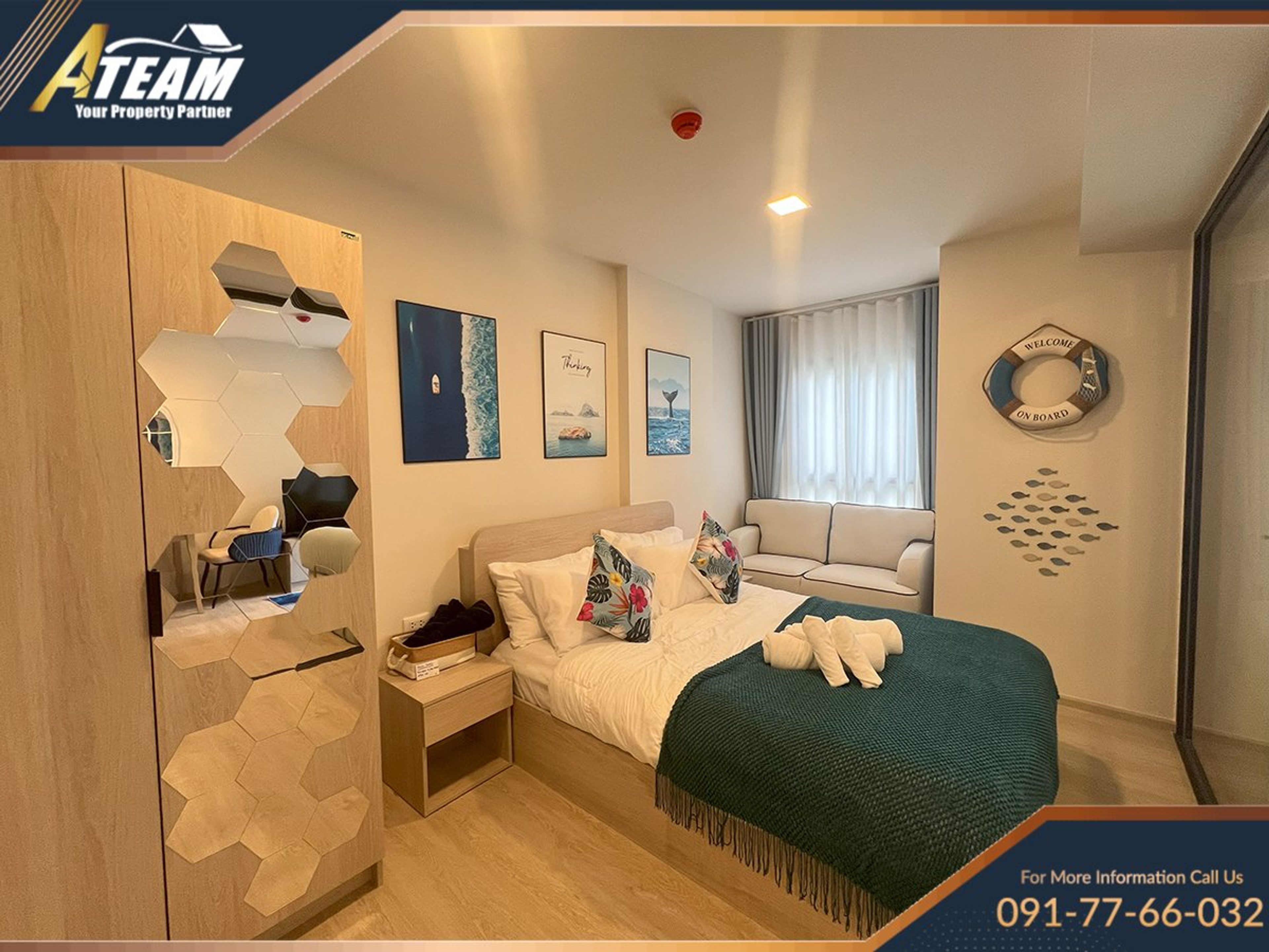 1 Bedroom for rent at Cabanas Hua Hin with Pool View thumbnail 5