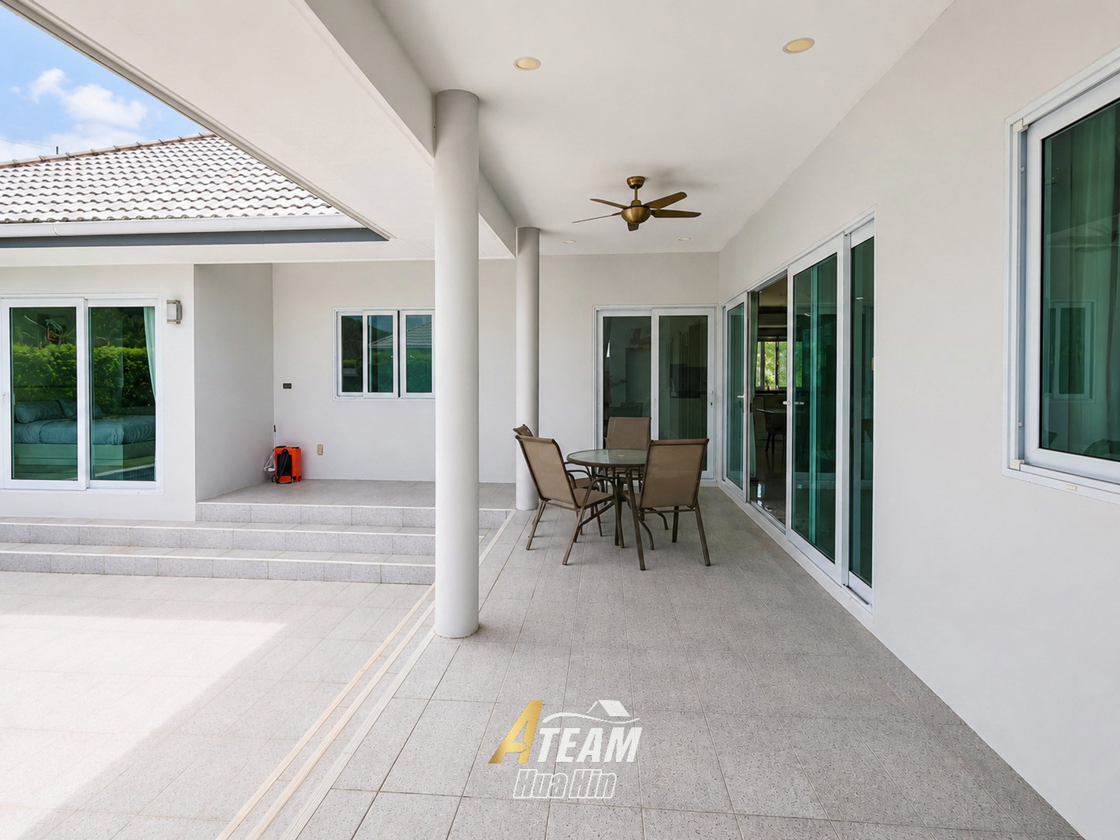 For rent 3 bed pool villa with mountain view Khao Tao, Hua Hin thumbnail 4