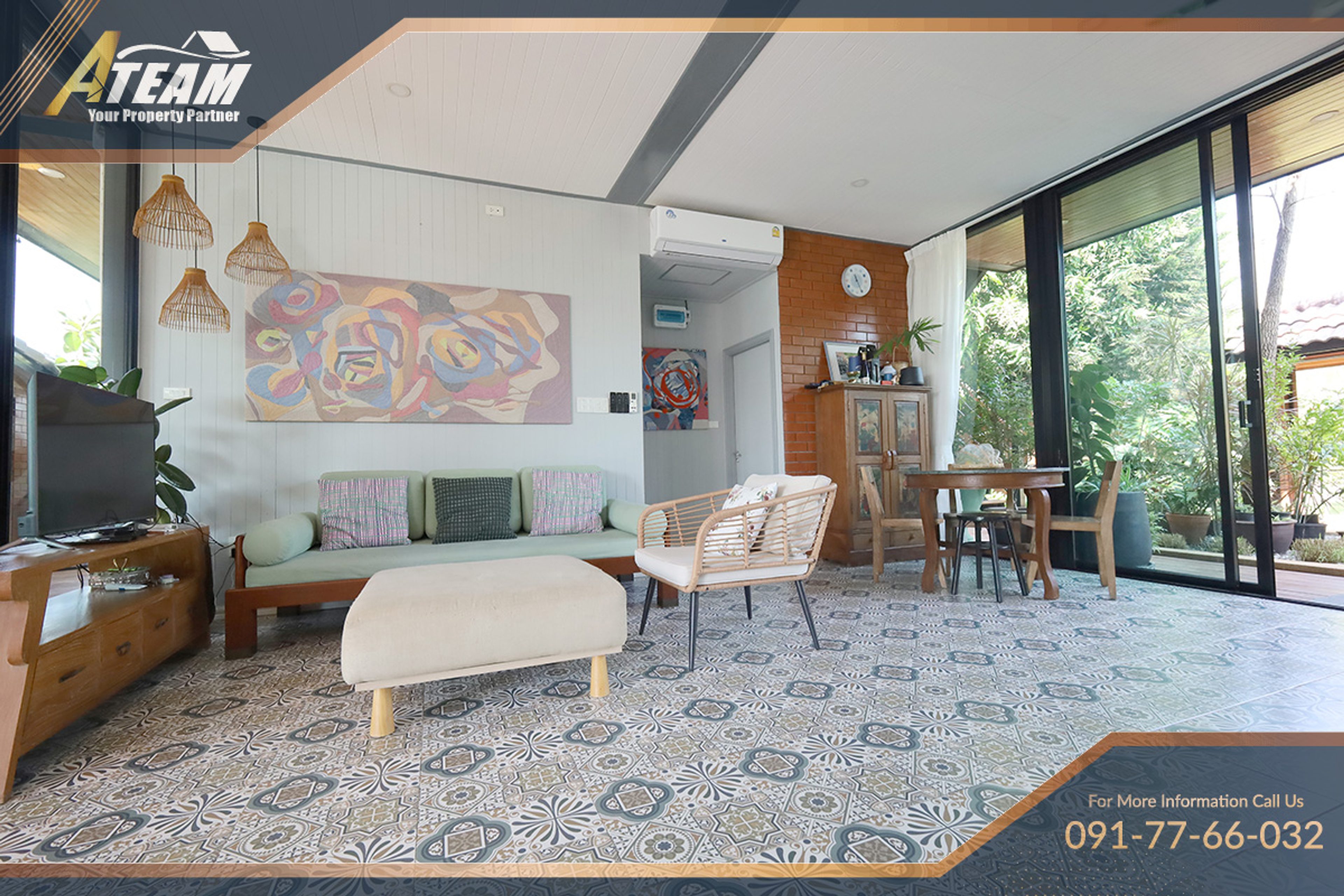 Villa única de 5 quartos com piscina junto ao rio em Pak Nam Pran thumbnail 18