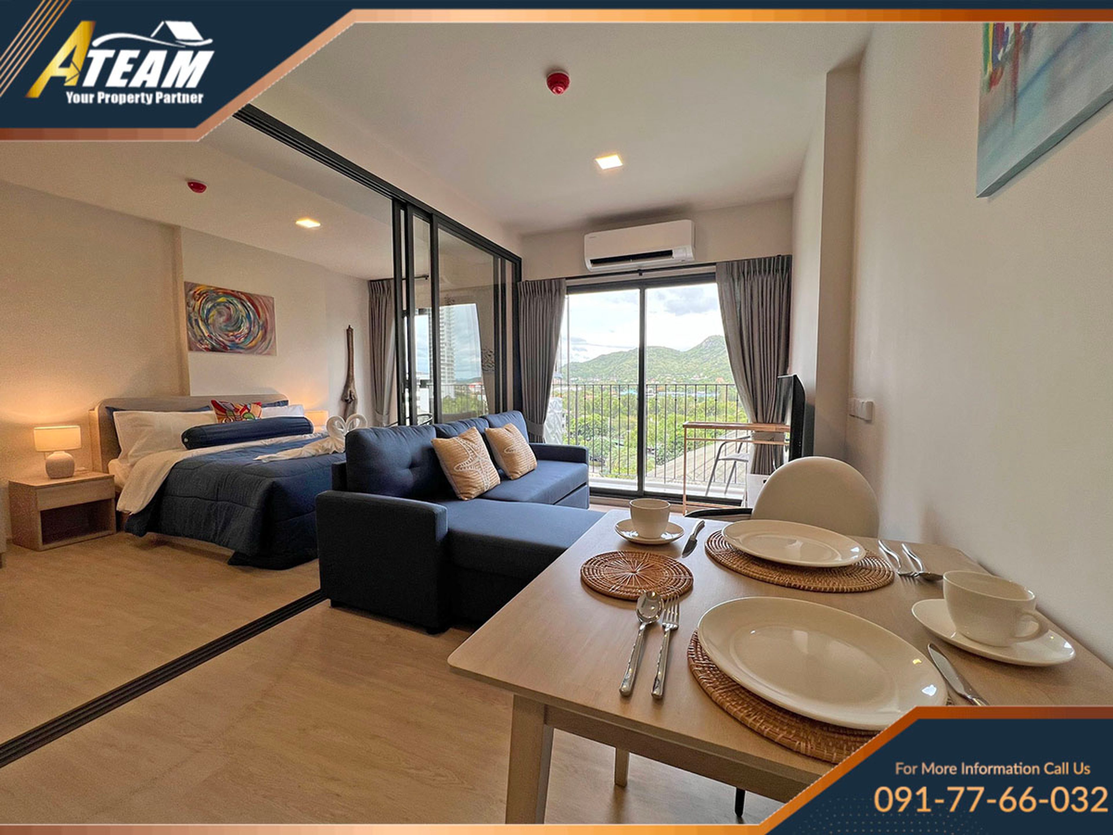 1 bedroom condo on top floor at Cabanas Hua Hin for rent thumbnail 5