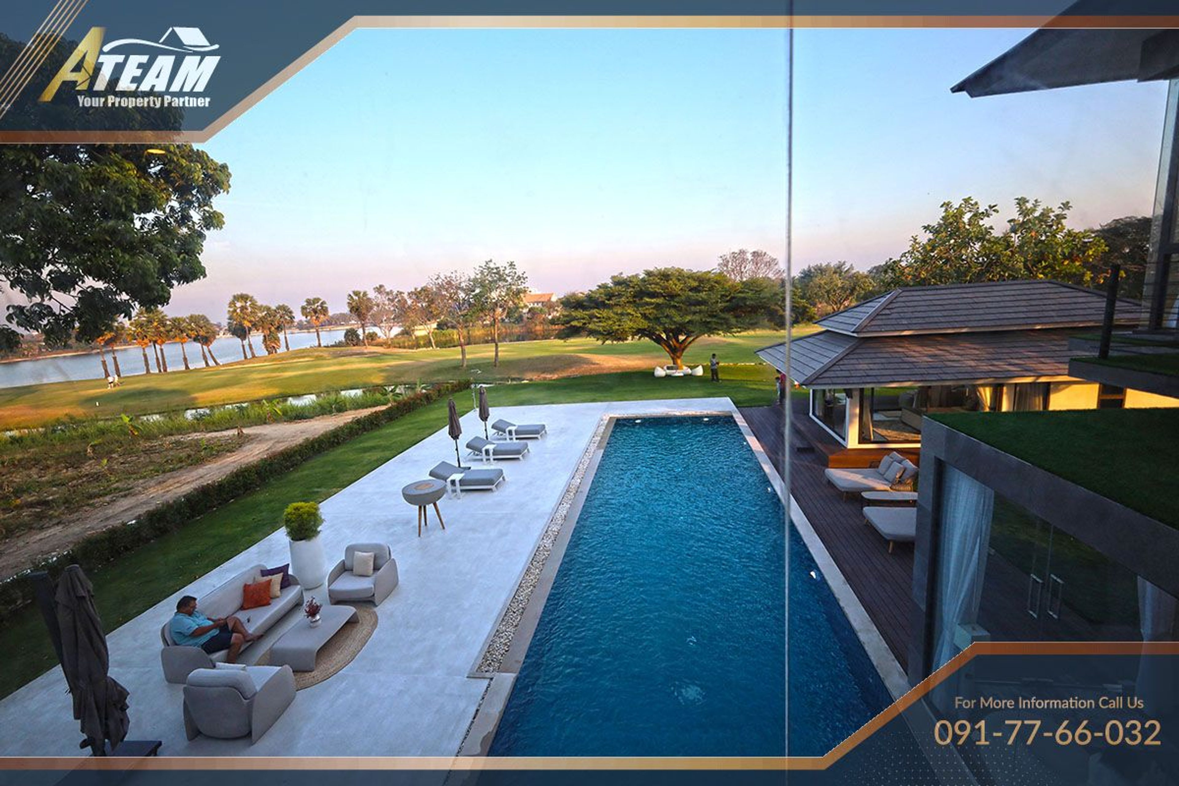 4-Bedroom, 5-Bathroom Luxury Pool Villa at Palm Hills Golf Course thumbnail 4