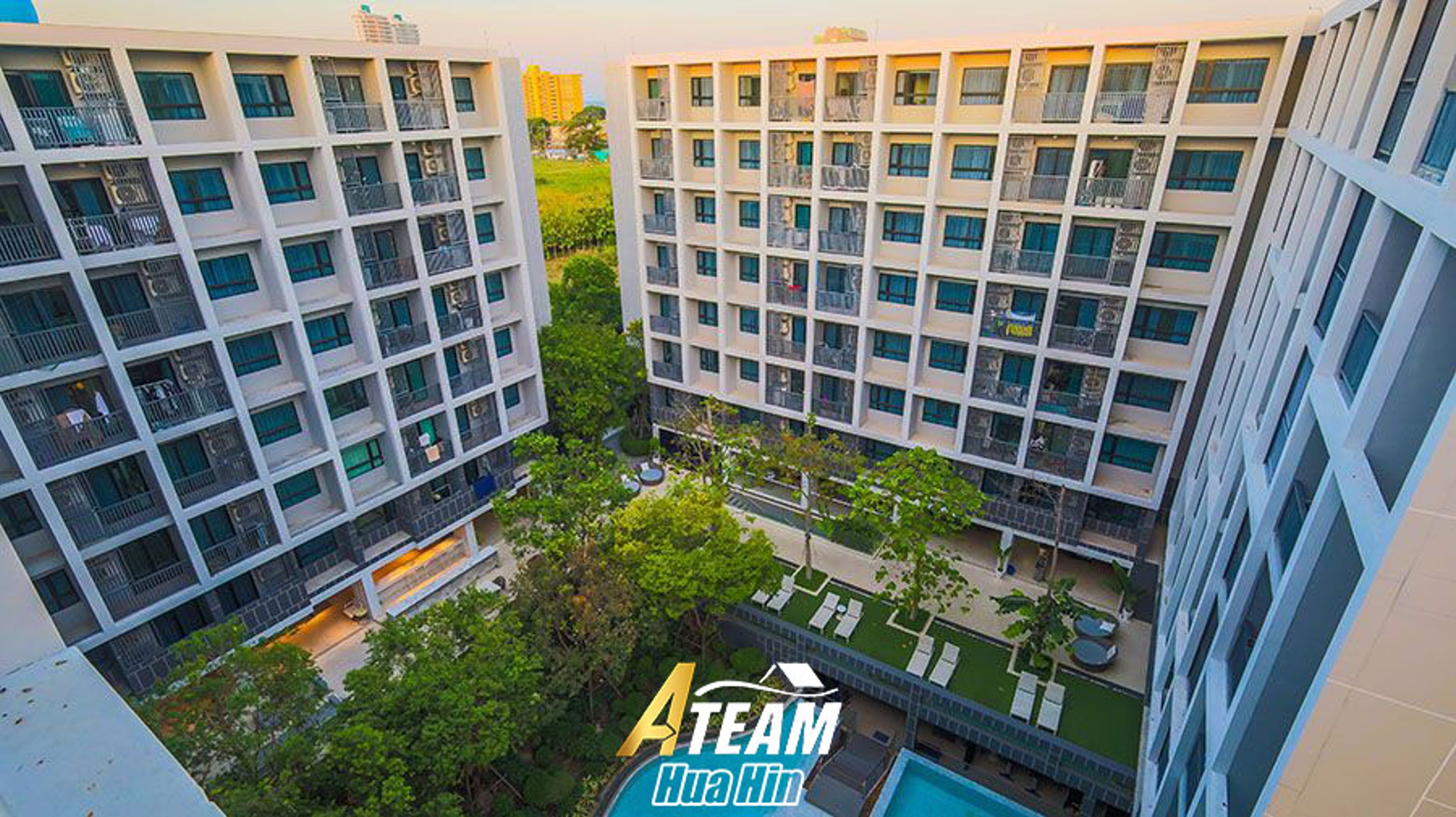 Modern 1-Bedroom  Pool View 2.5 M Dusit D2 Hua Hin 