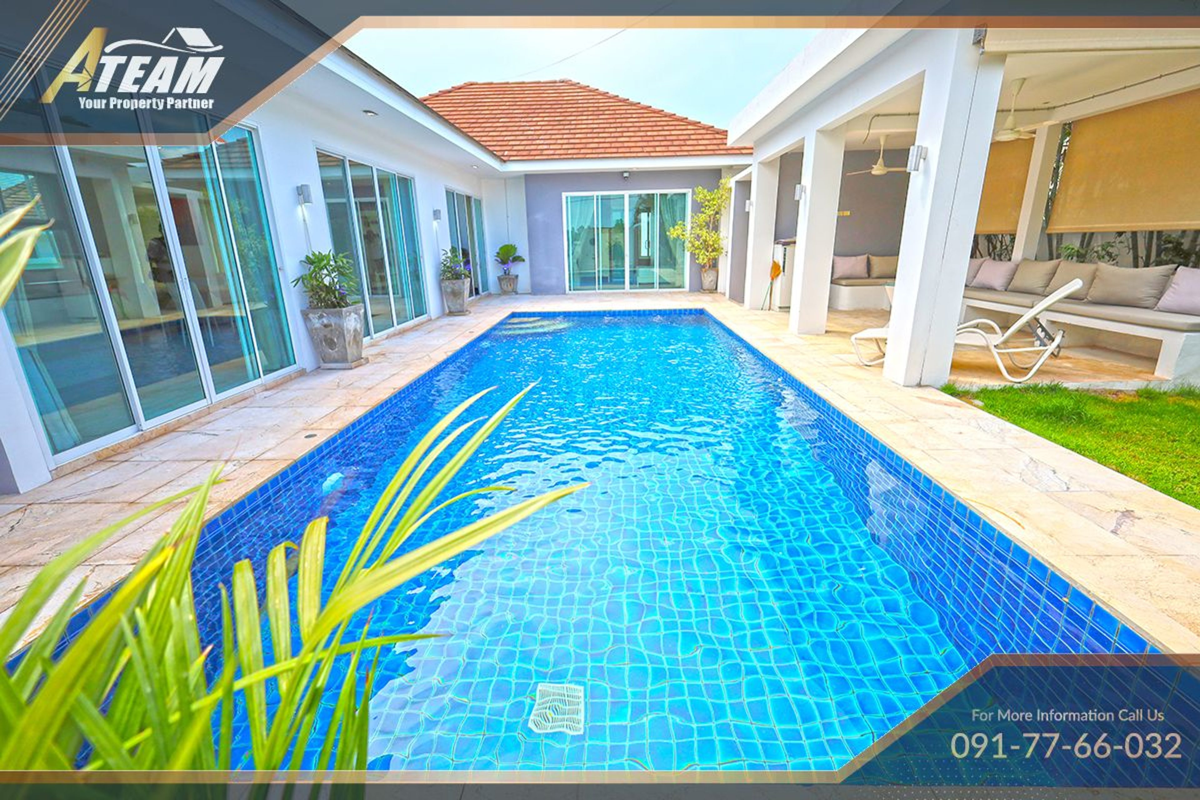 Modern 3-Bedroom Pool Villa with Mountain Views – White Stone Villas, thumbnail 3