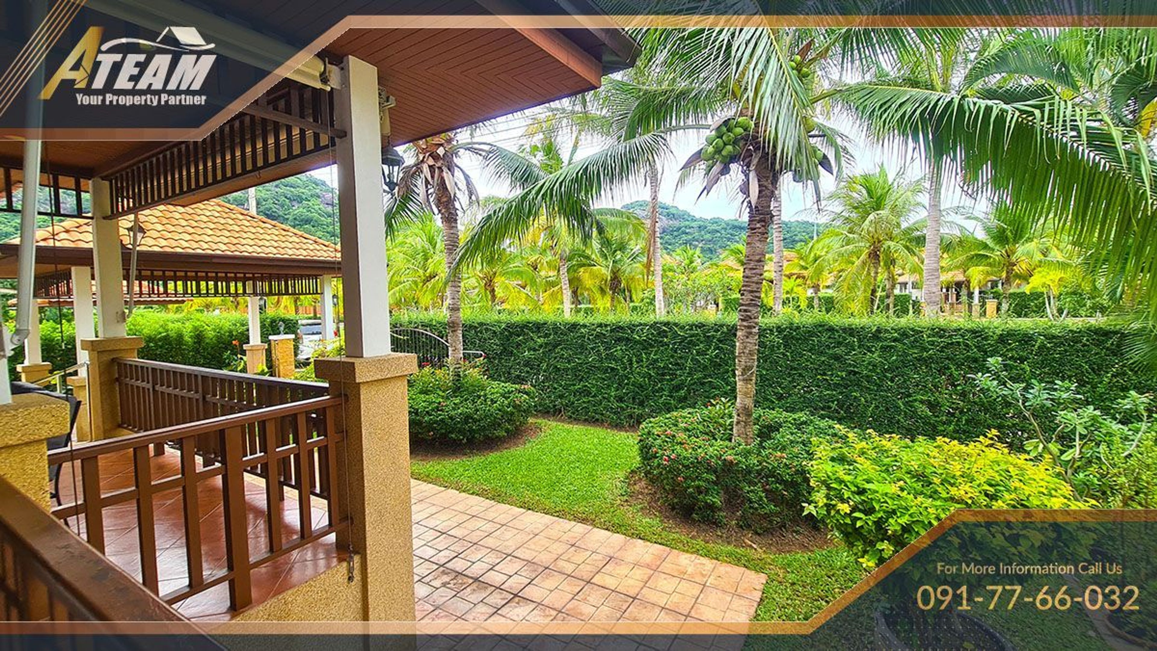 Charming house for sale overlooking the Khao Tao Mountains  thumbnail 5