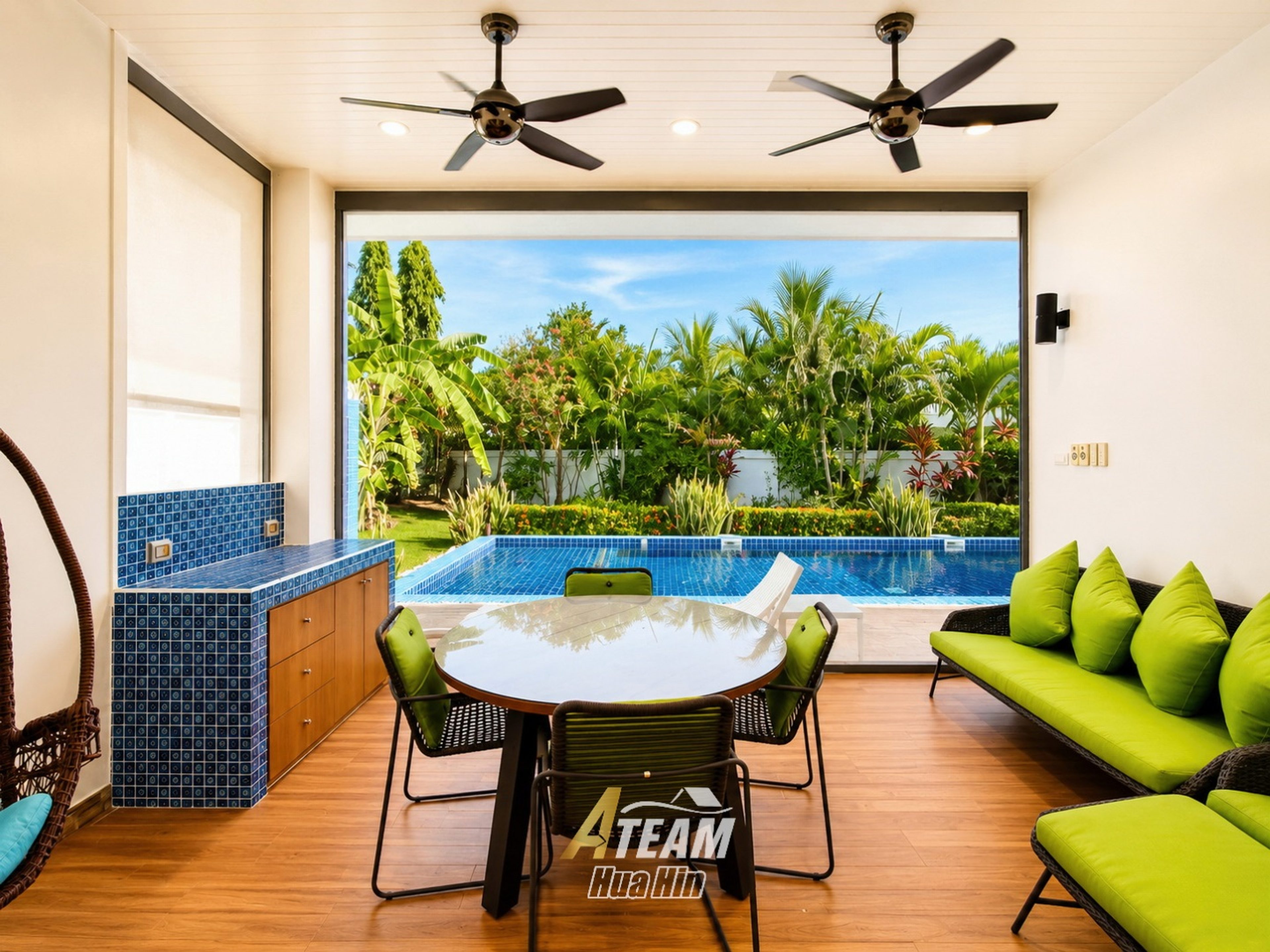 Beautiful Smart Pool Villa for Sale in Soi 112, Thap Tai thumbnail 17