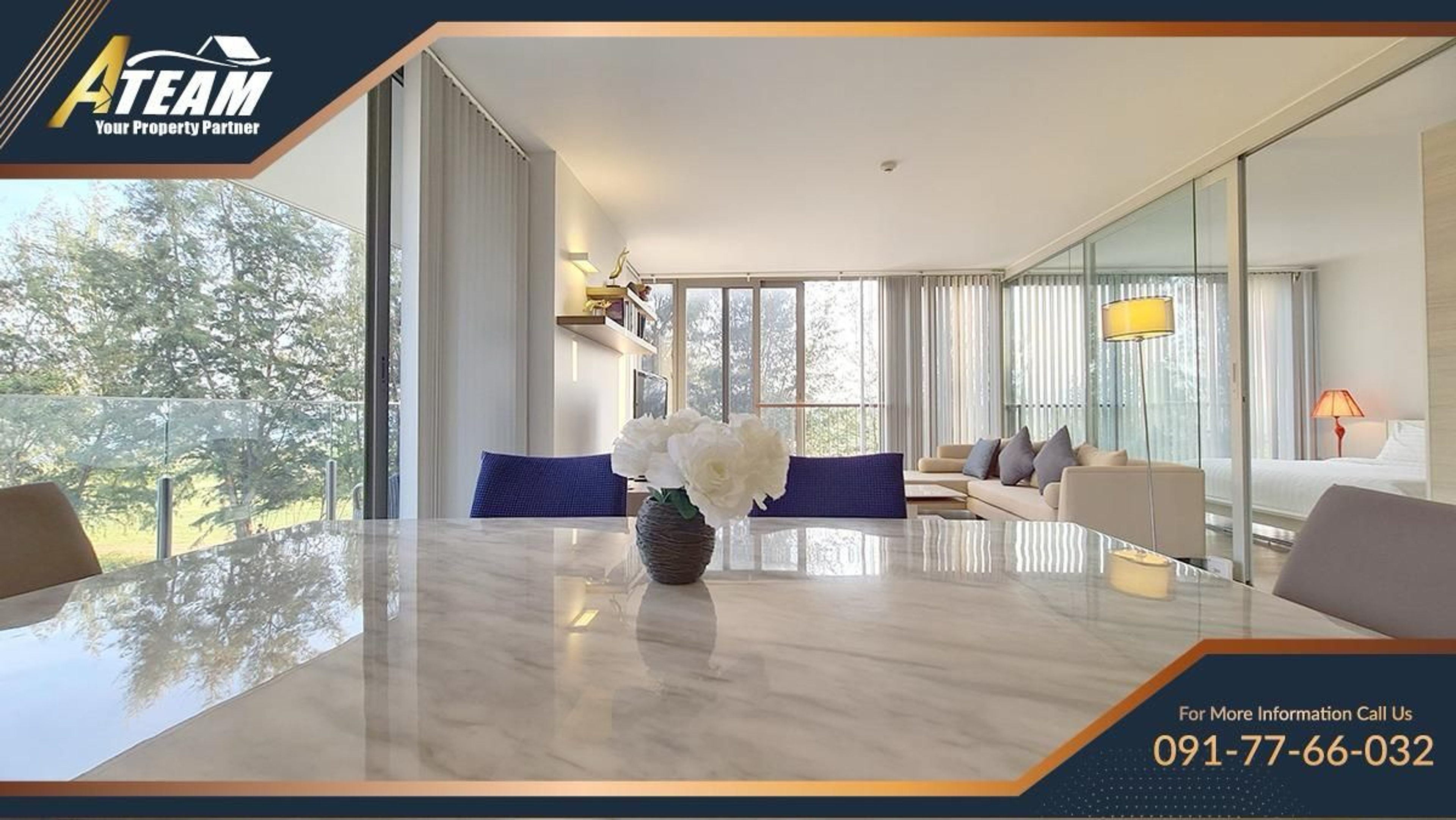 Modern 3 bed condo with golf view thumbnail 13