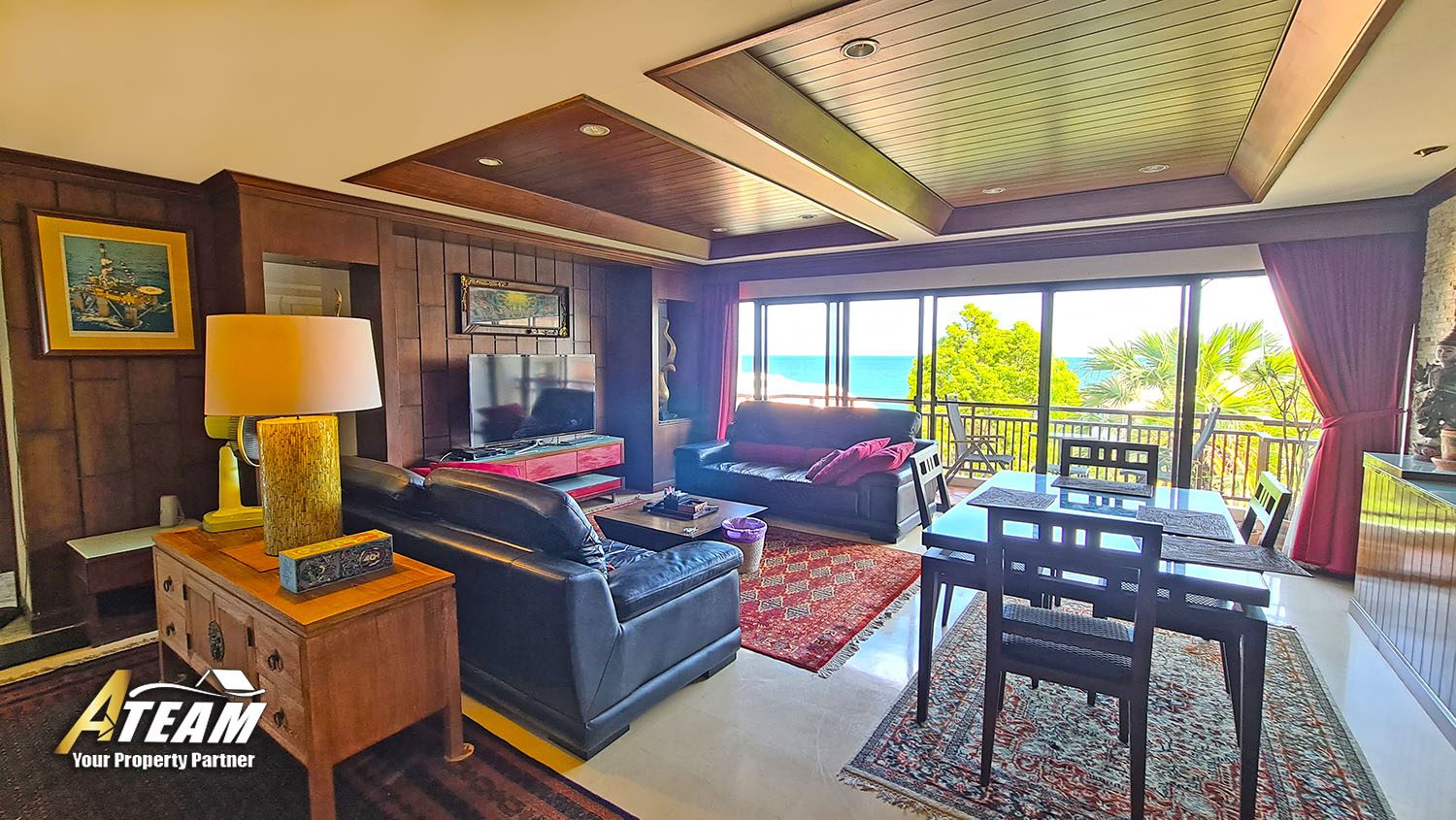 Beachfront sea view condo in Khao Tao, Santipura