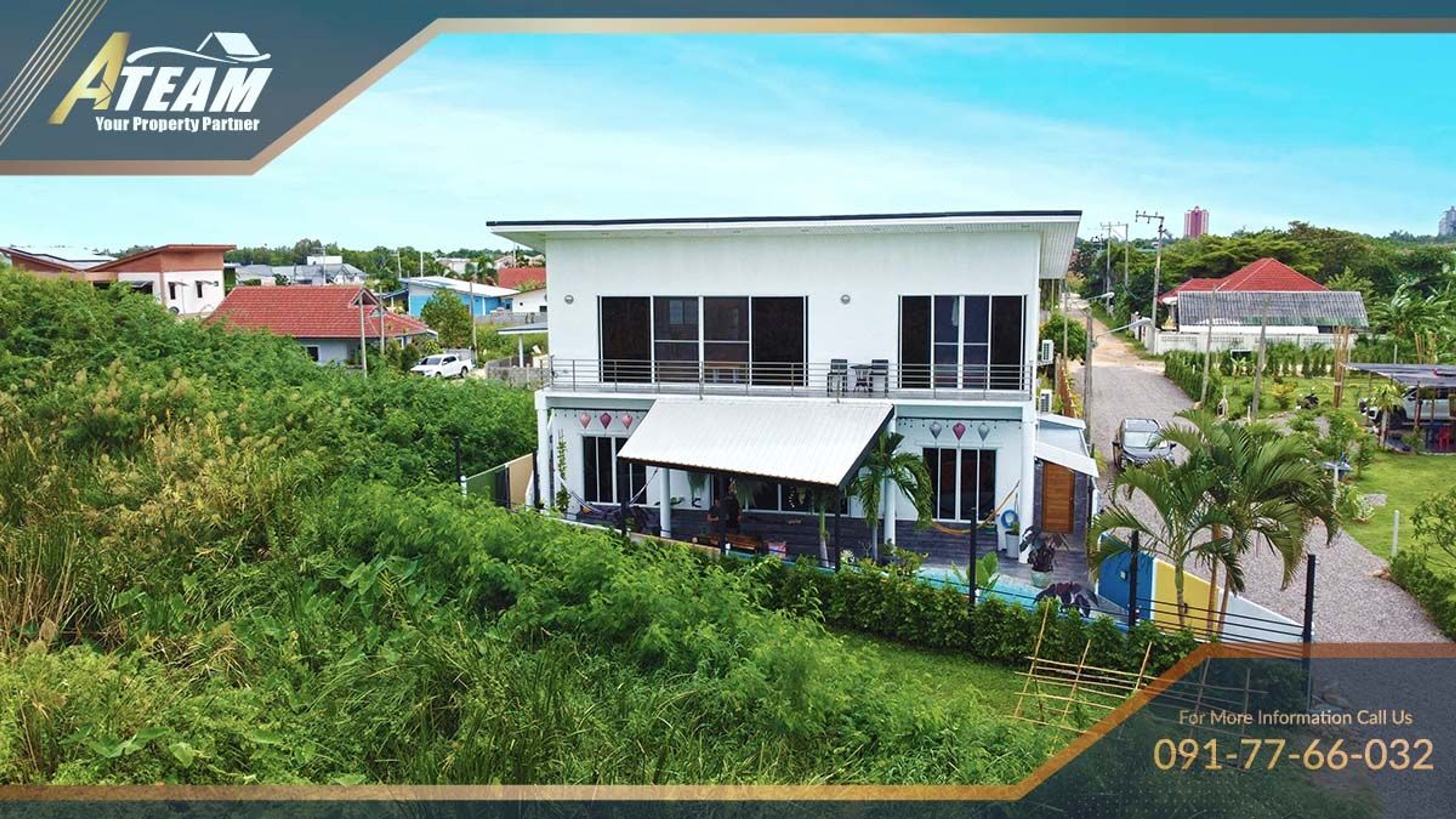 Cha Am impressive mountain view 2 story house with additional  584 Sqm thumbnail 4