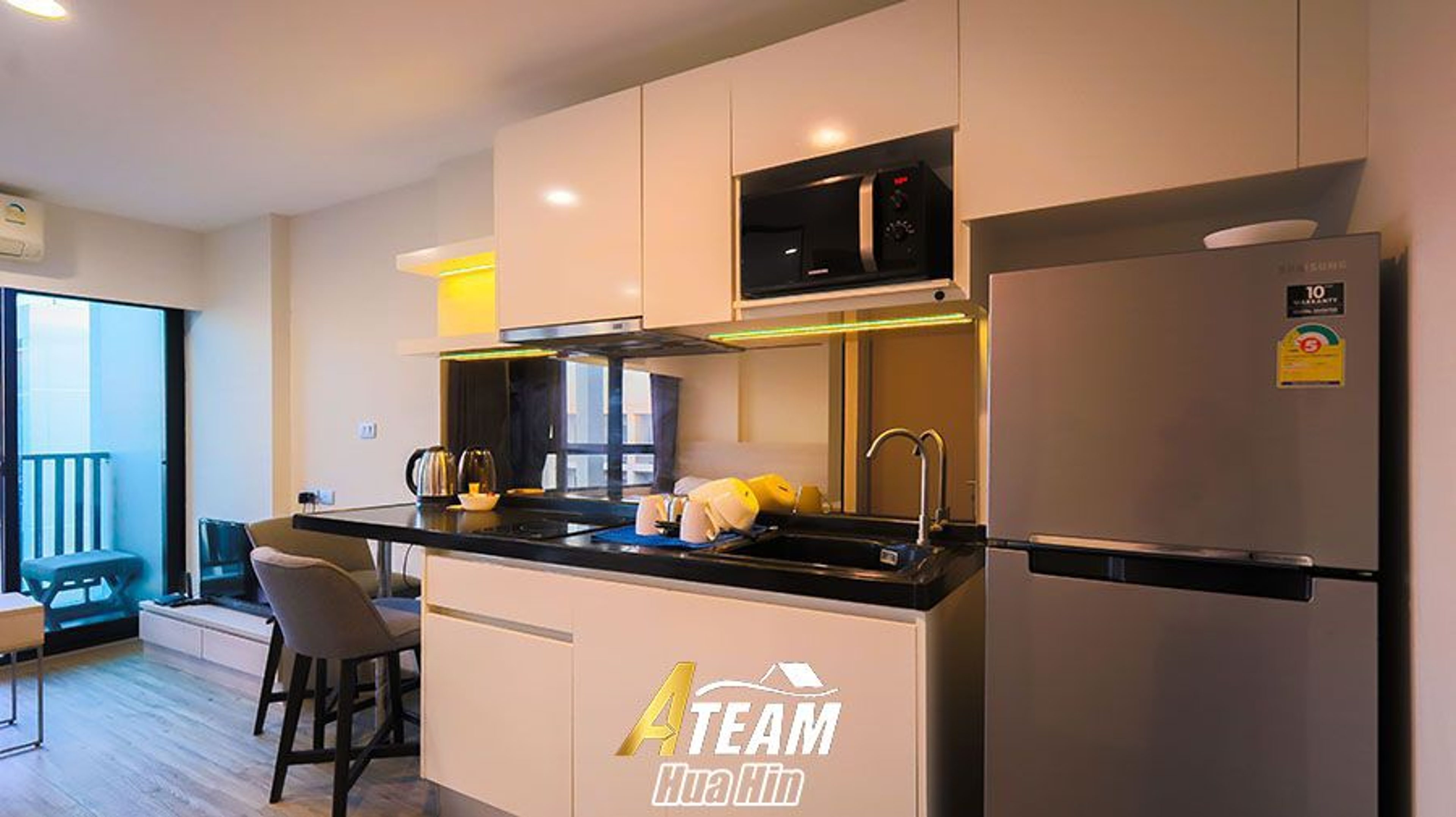 Modern 1-Bedroom  Pool View 2.5 M Dusit D2 Hua Hin  thumbnail 9