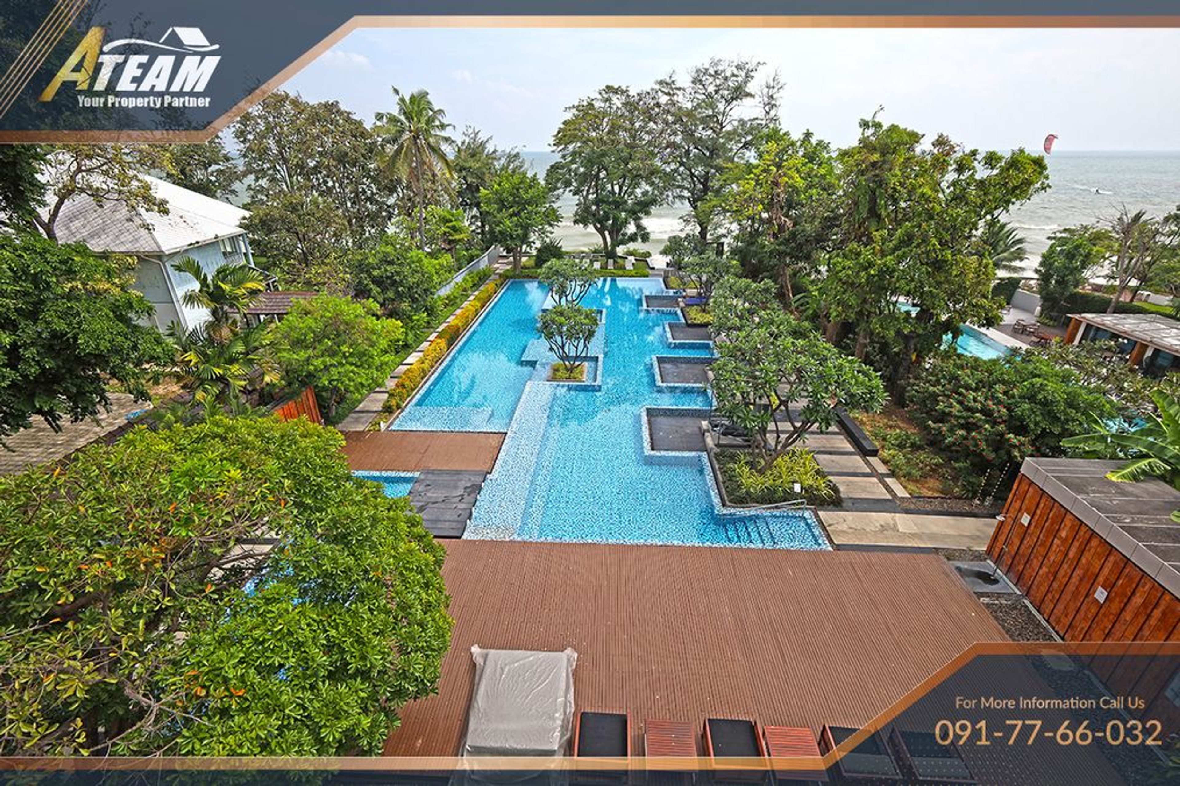 Beachfront Penthouse Opposite Market Village – Ban San Dao, Hua Hin thumbnail 4