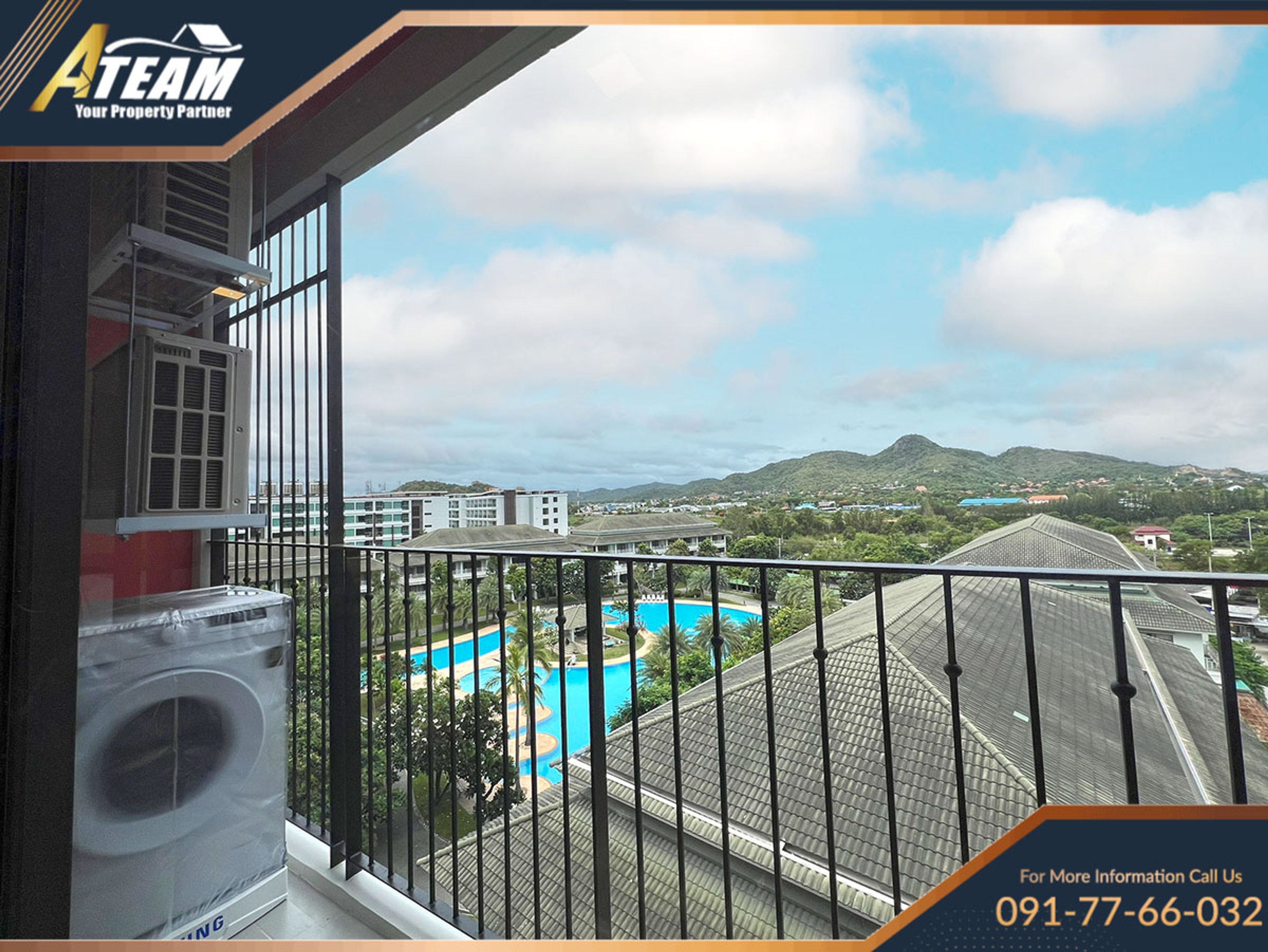 1 bedroom condo on top floor at Cabanas Hua Hin for rent thumbnail 3