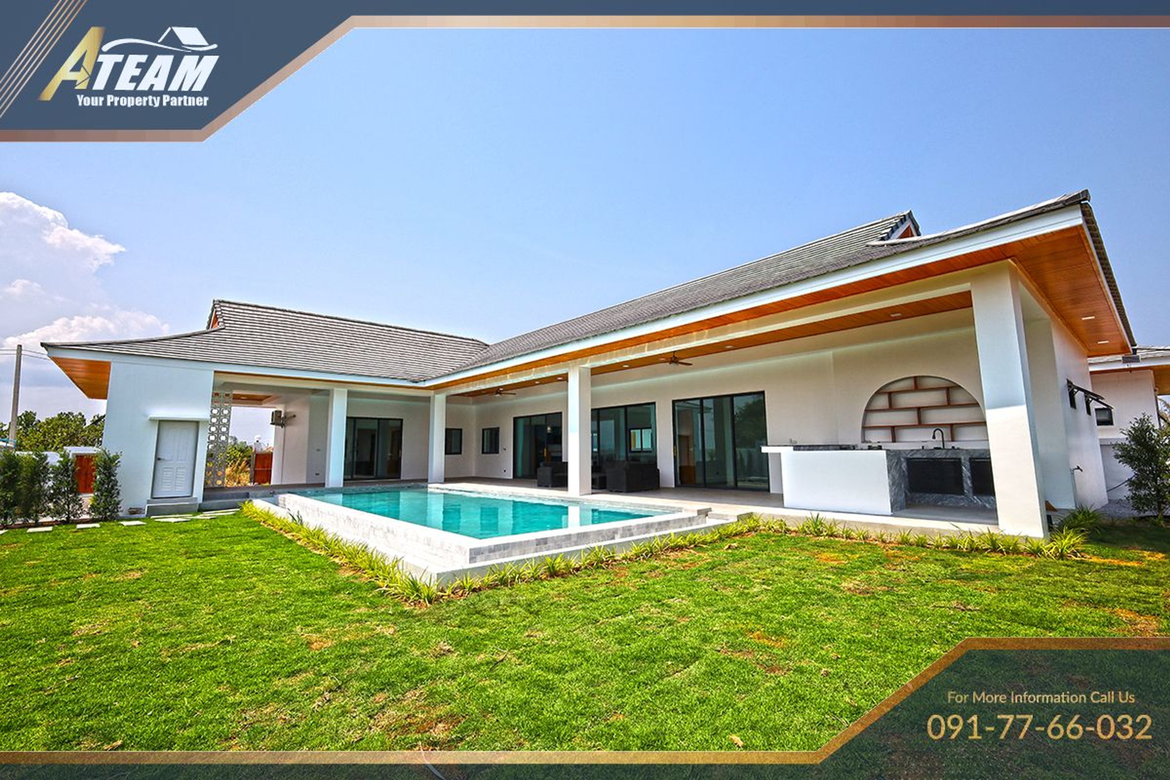 Stunning 4-Bedroom Villa with Panoramic Mountain Views - Soi 112