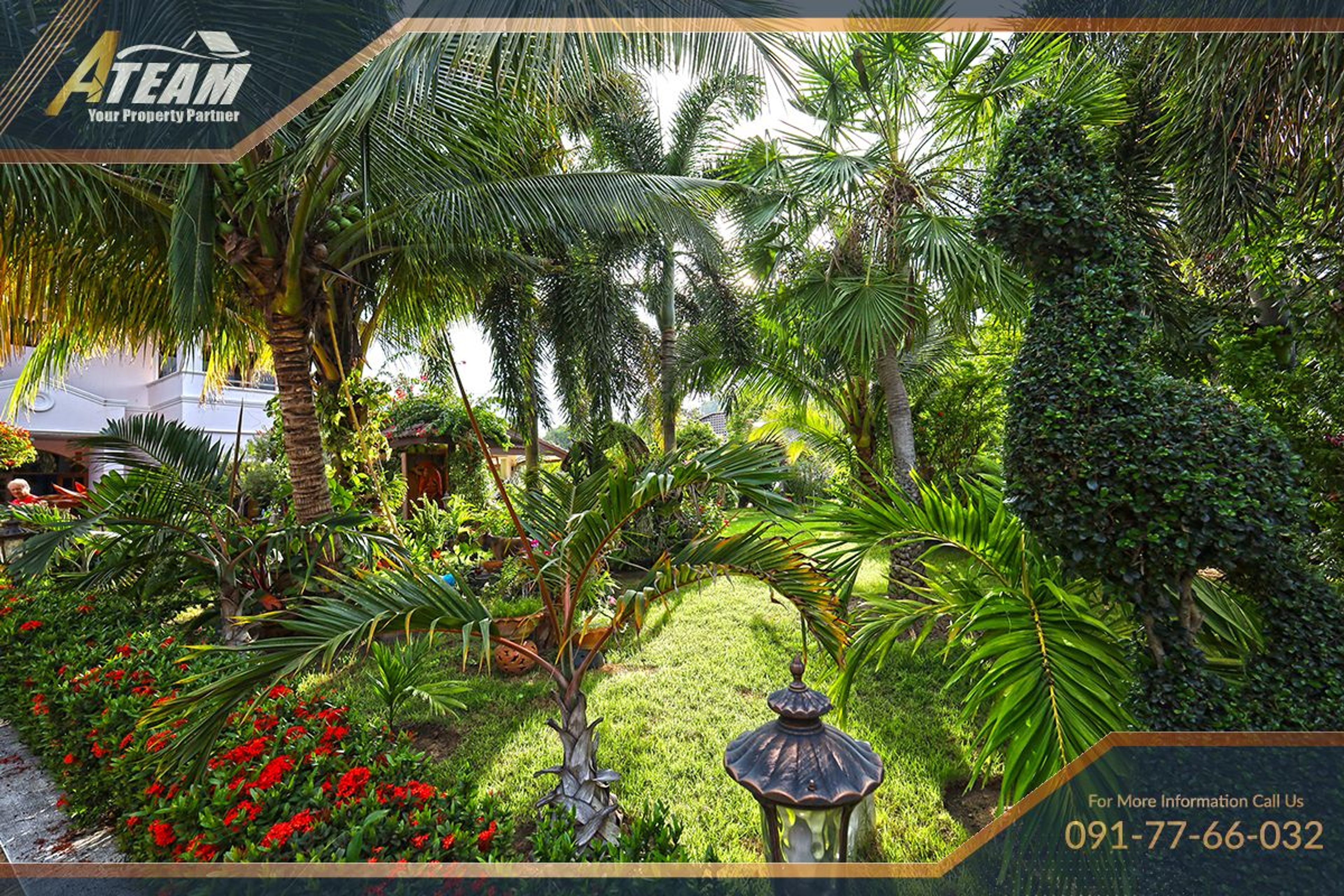 Unique Mansion on 1 Rai with incredible tropical  garden thumbnail 51