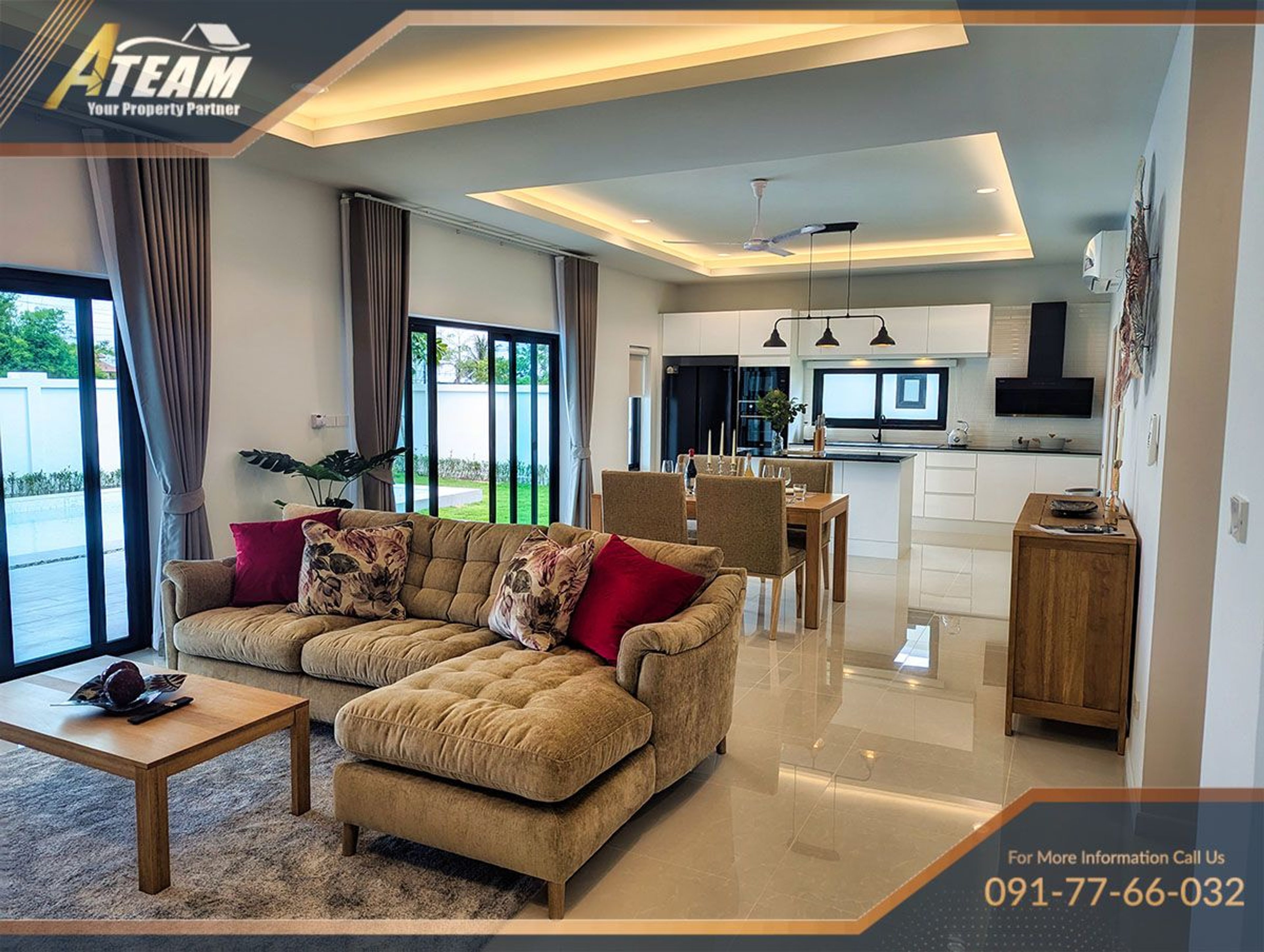 Modern 3 Bed 2 Bath  Pool Villa in convientient location (Type B)  thumbnail 3