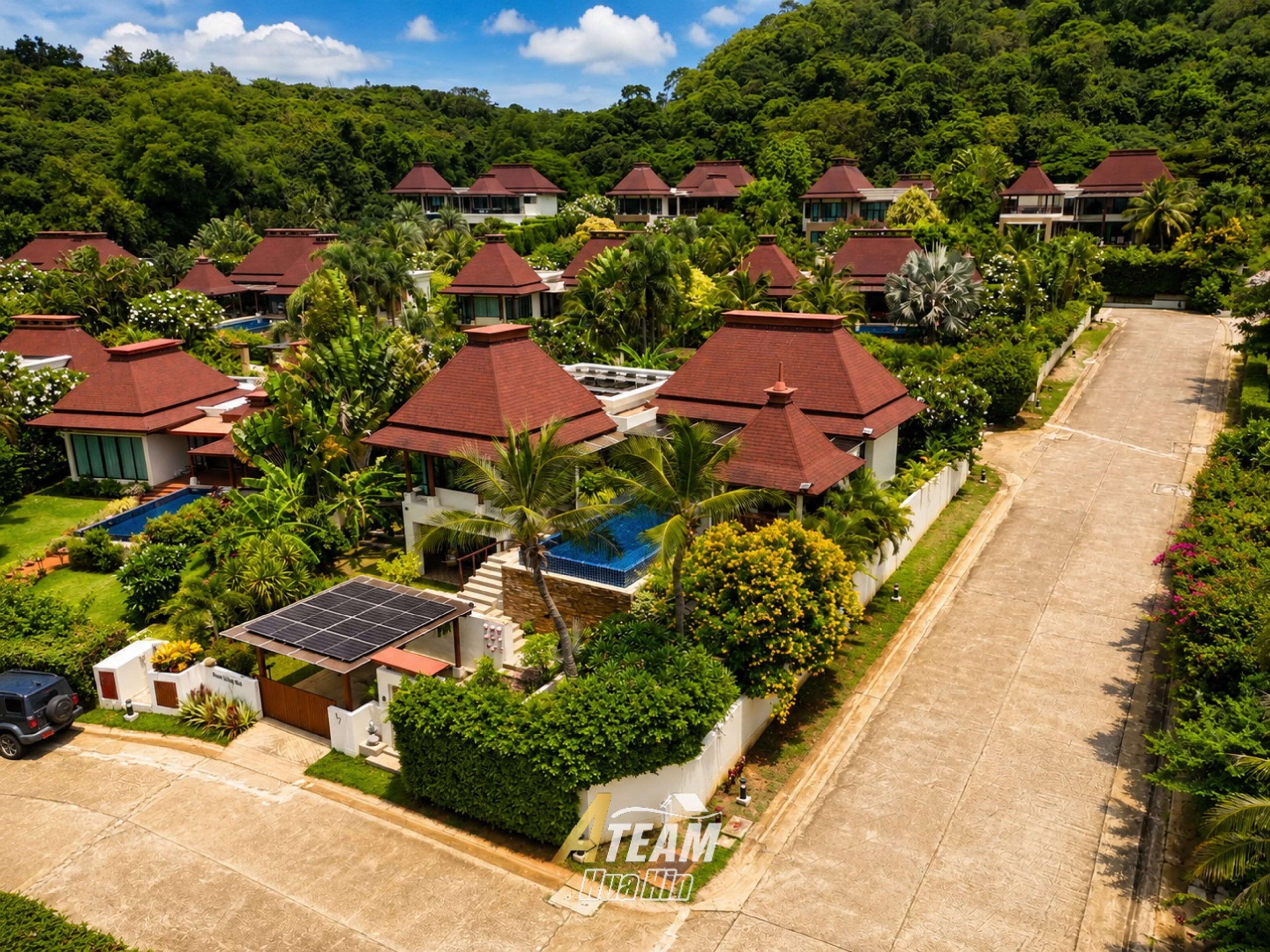 Spacious 3-Bedroom Pool Villa with Mountain Views – Panorama Village, Khao Tao