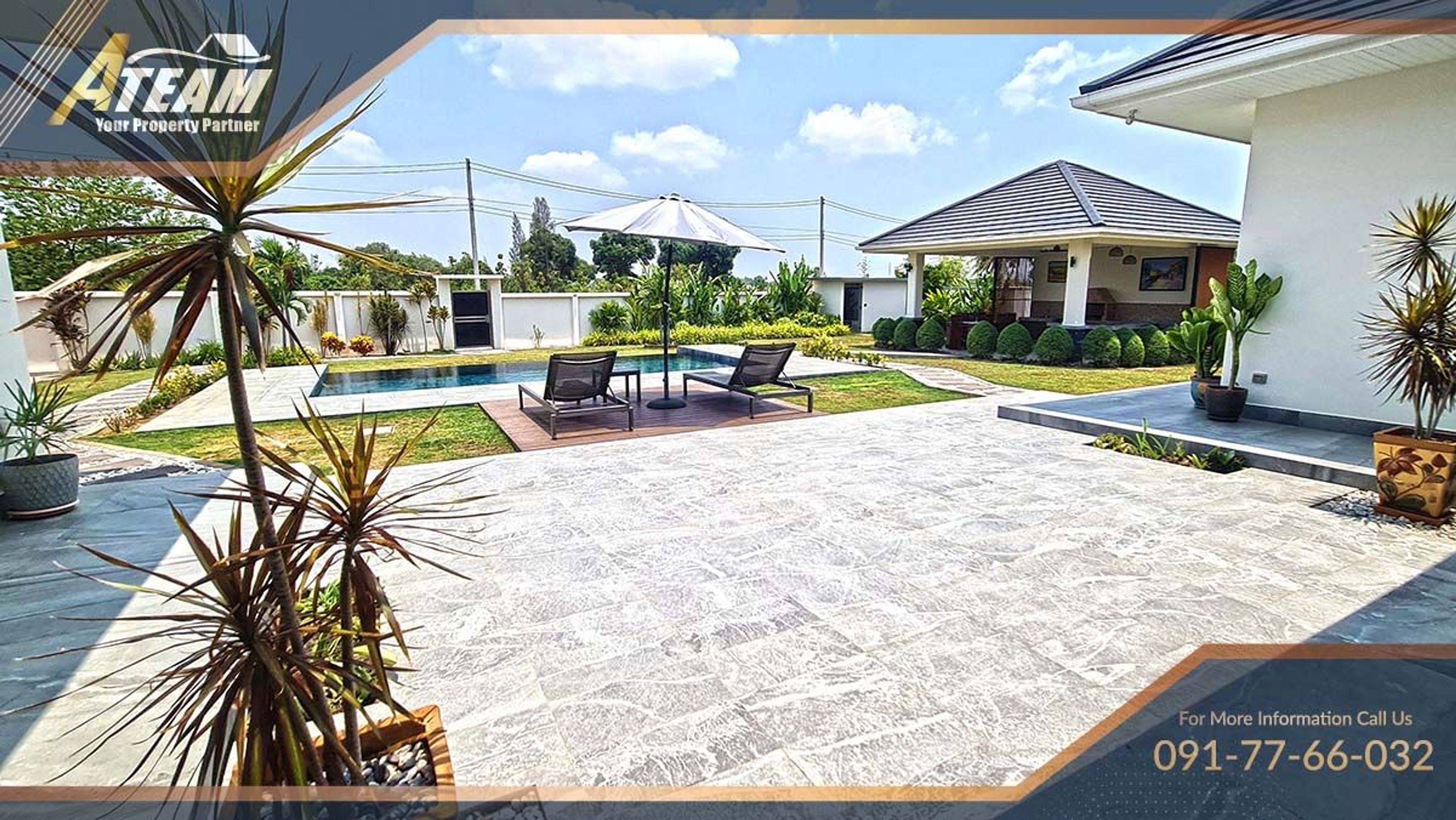 Luxury 5 bedrooms pool villa on 2 rais surrounded by mountains thumbnail 14