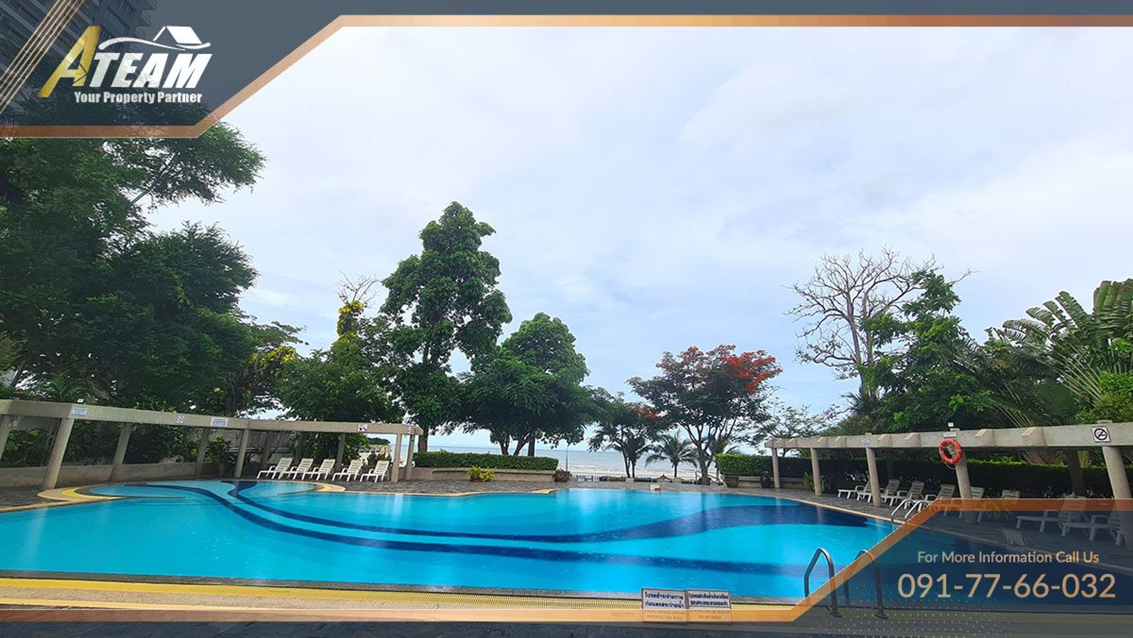 1 Bedroom Beachfront Condo with Seaview in Cha-Am For sale thumbnail 2