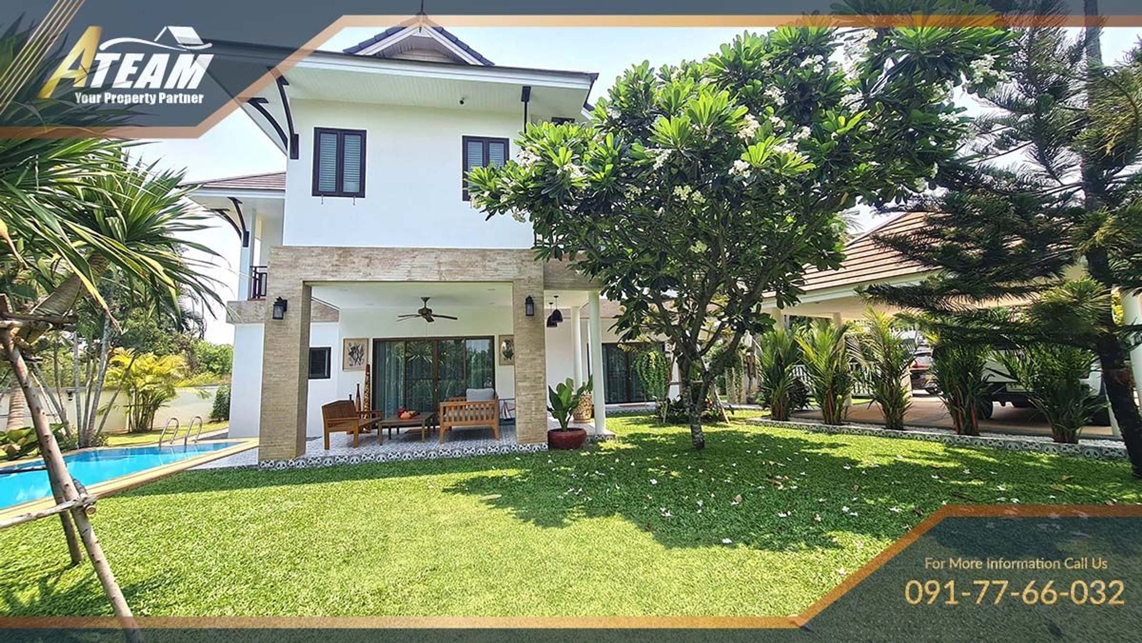 Beautifully renovated Contemporary corner plot house in Khao Tao thumbnail 4