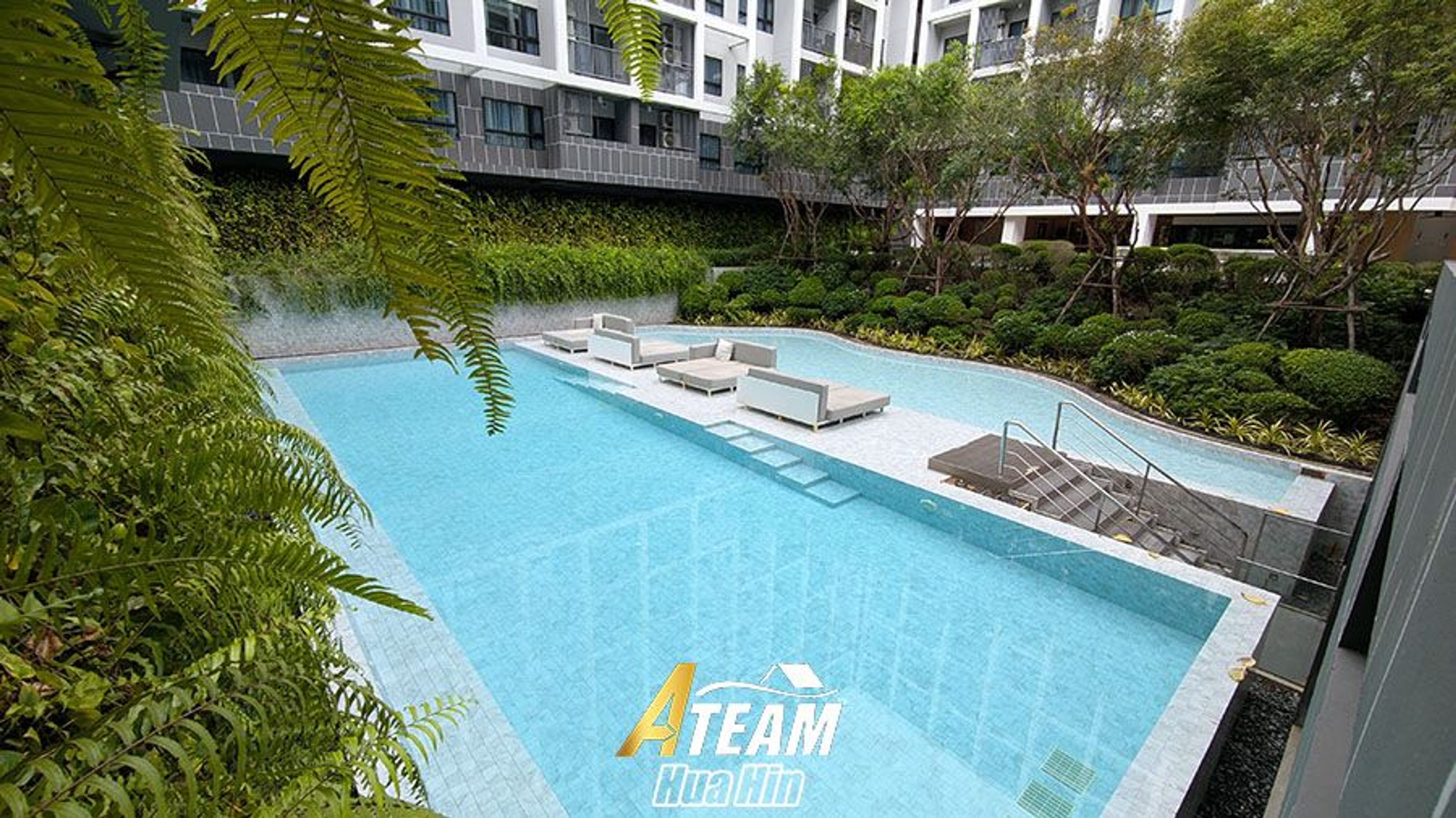 Modern 1-Bedroom  Pool View 2.5 M Dusit D2 Hua Hin  thumbnail 6