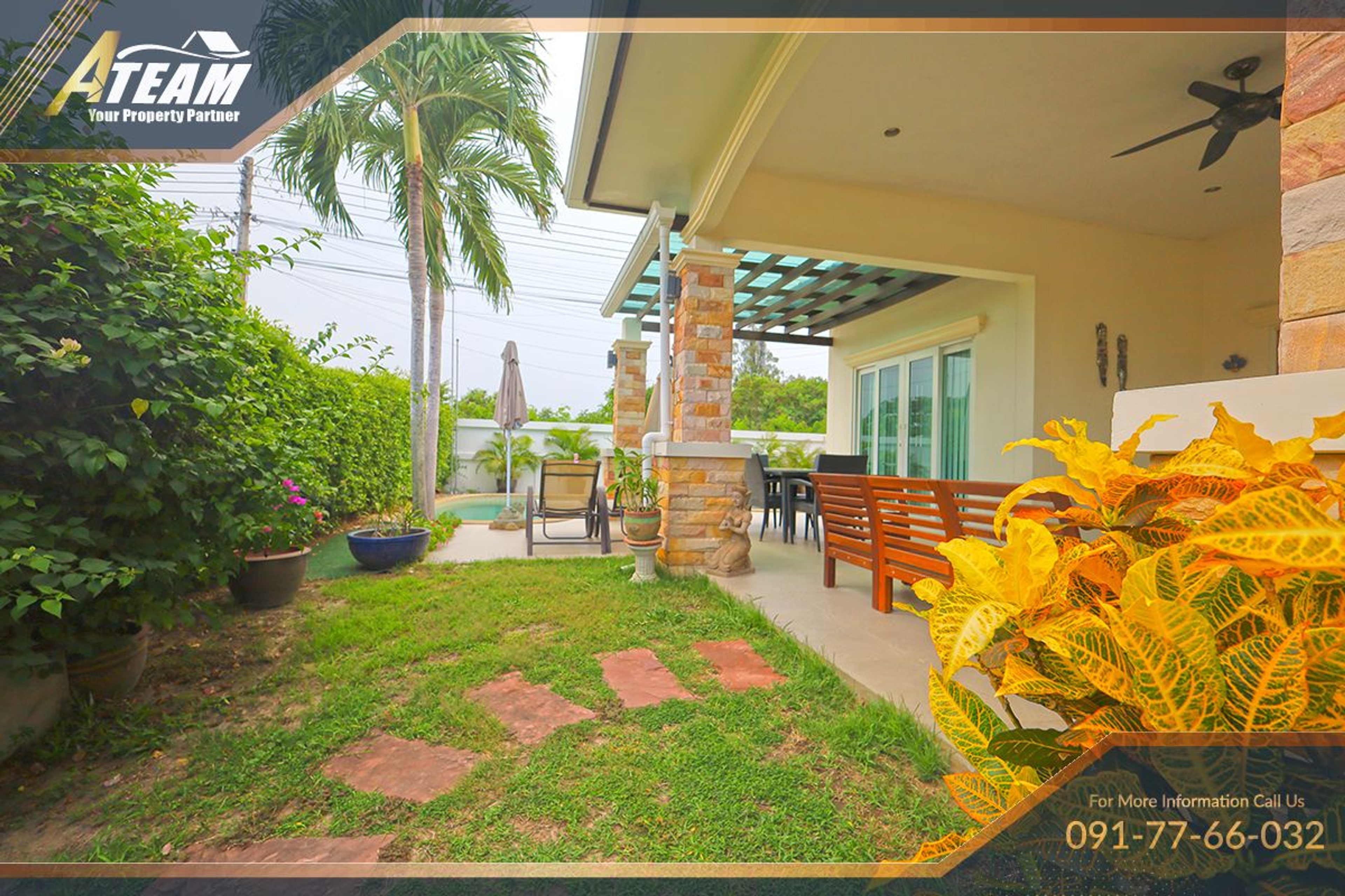 Corner 3-Bedroom Pool Villa for Sale – Orchid Paradise Homes, Hua Hin thumbnail 7