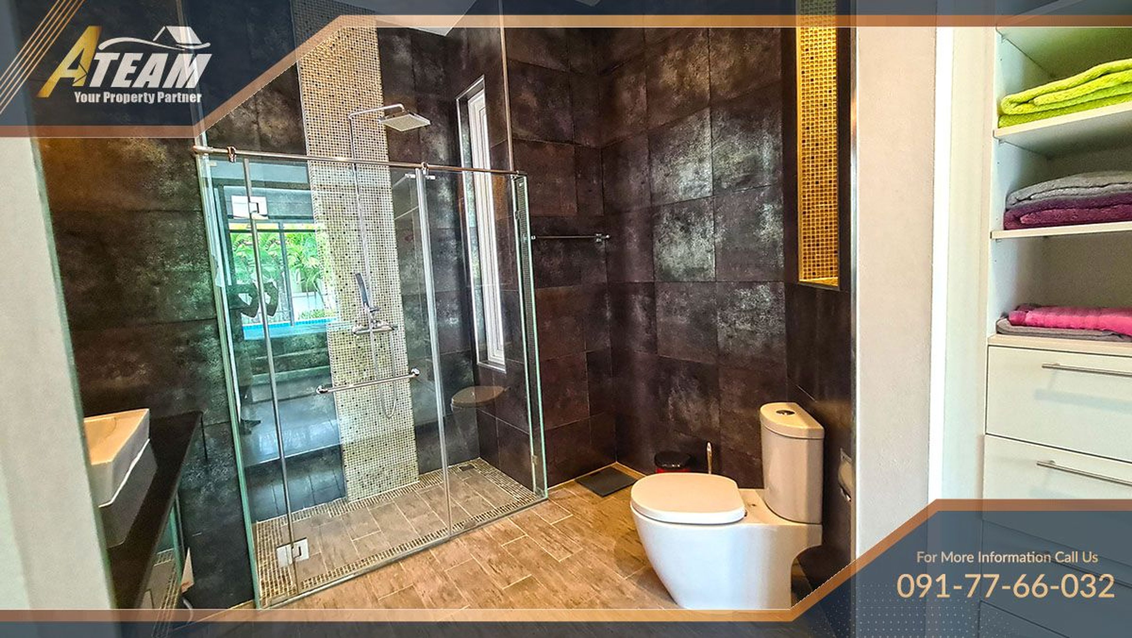Modern Red Mountain House for Rent with 1 Office Room | 47,000 THB/Month thumbnail 19