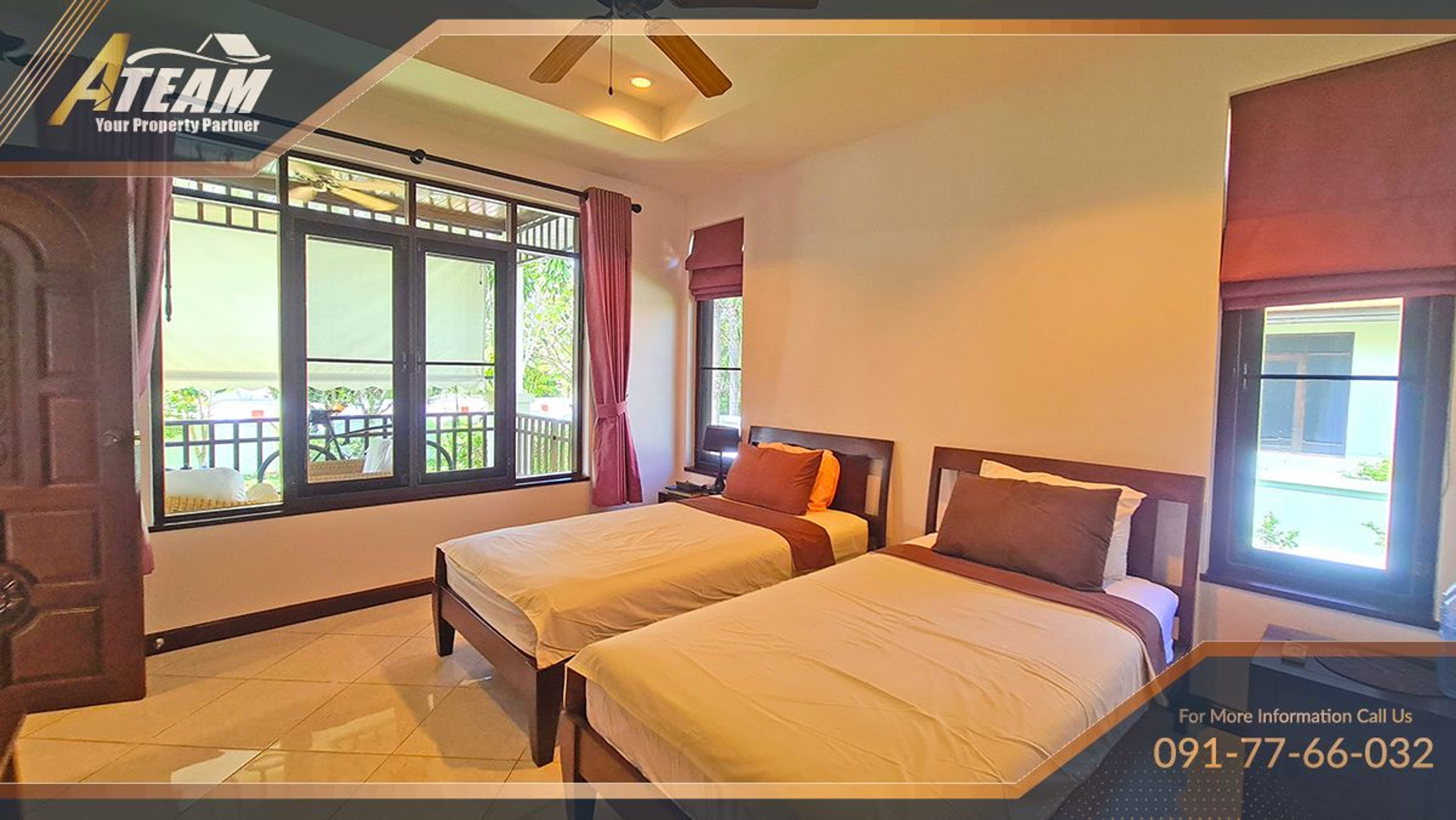Mountain View Corner 3-Bedroom Villa for Sale in Manora Village, Khao  thumbnail 52