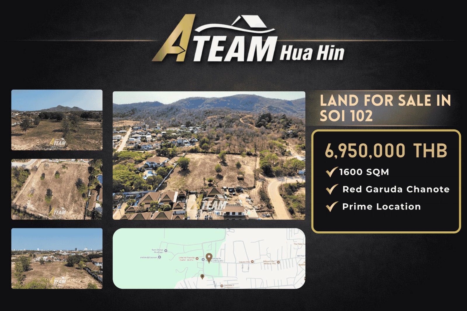 Land for Sale in Prime Location – Soi 102, Hua Hin