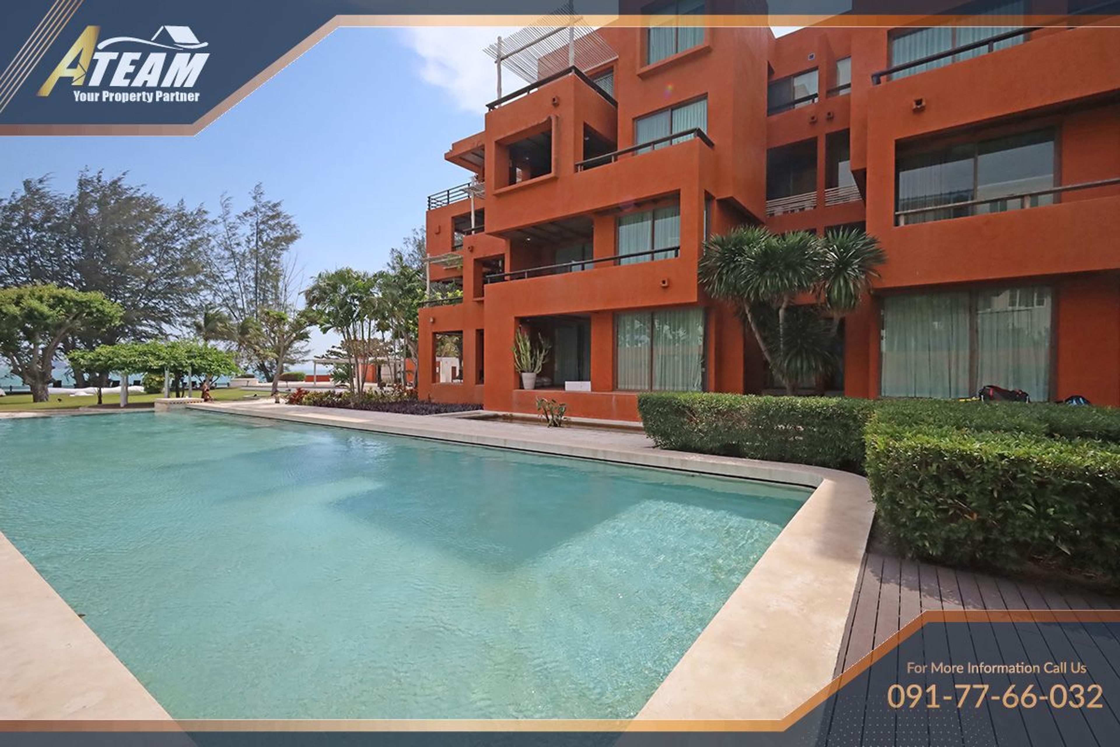Beachfront Condo 100 sqm for Rent in Las Tortugas, Khao Tao thumbnail 34