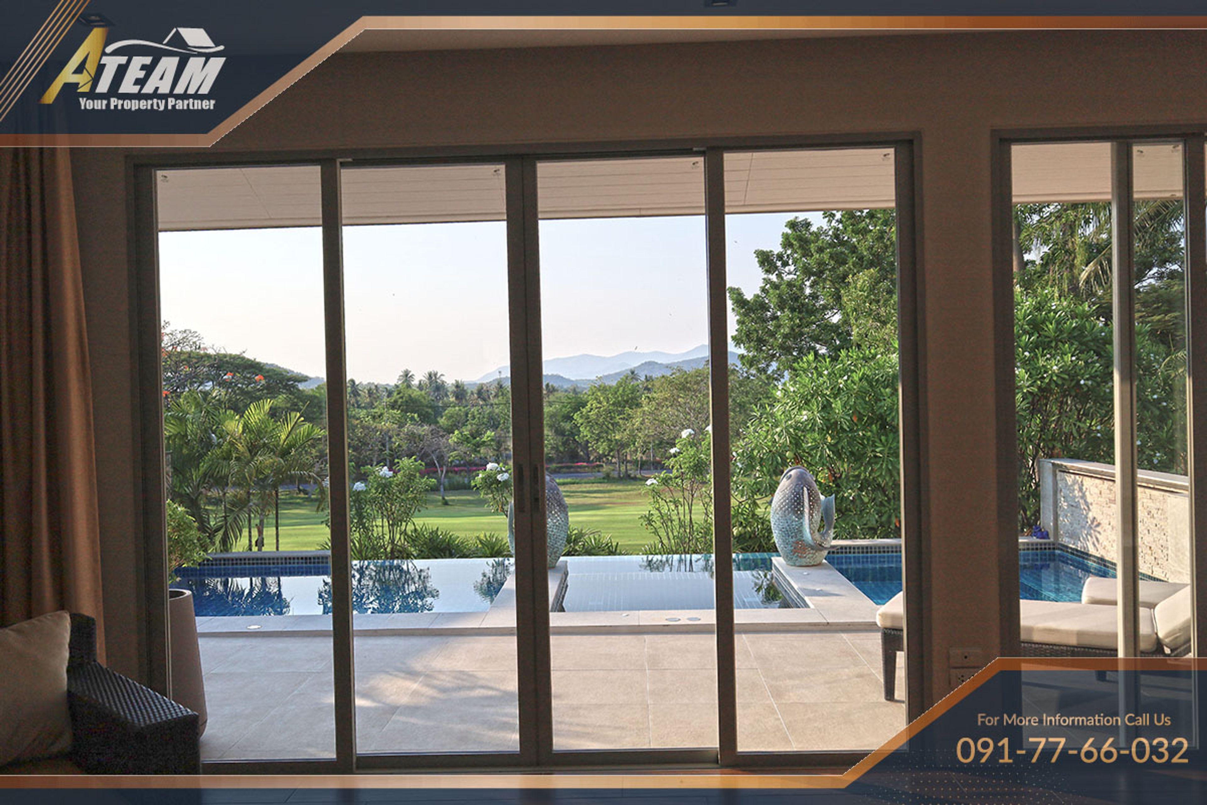 Unique Design  5 Bedroom Villa with stunning  golf view at Palm Hills thumbnail 39
