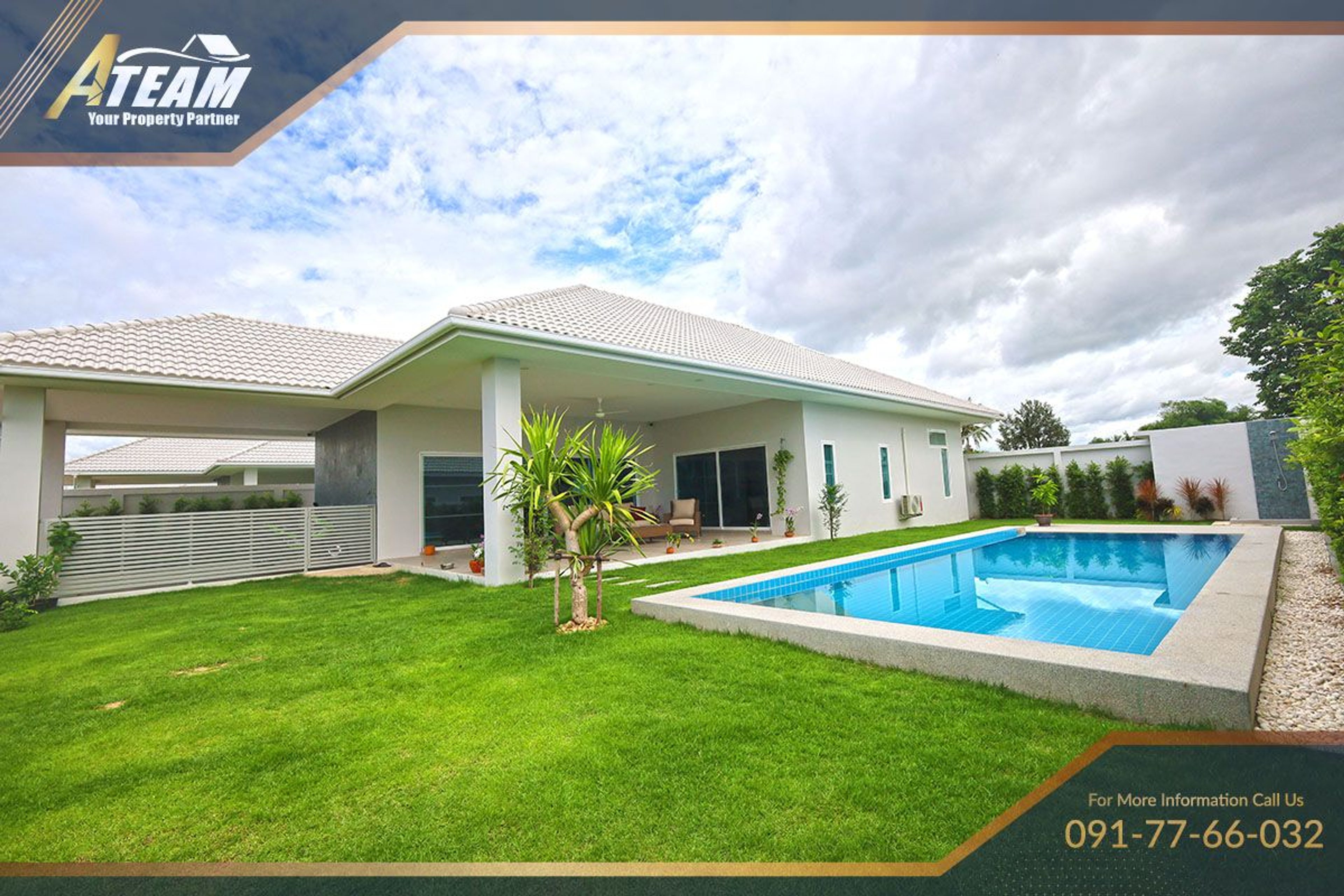 For rent 3-Bedroom Pool Villa  – Fully Furnished | Soi 112