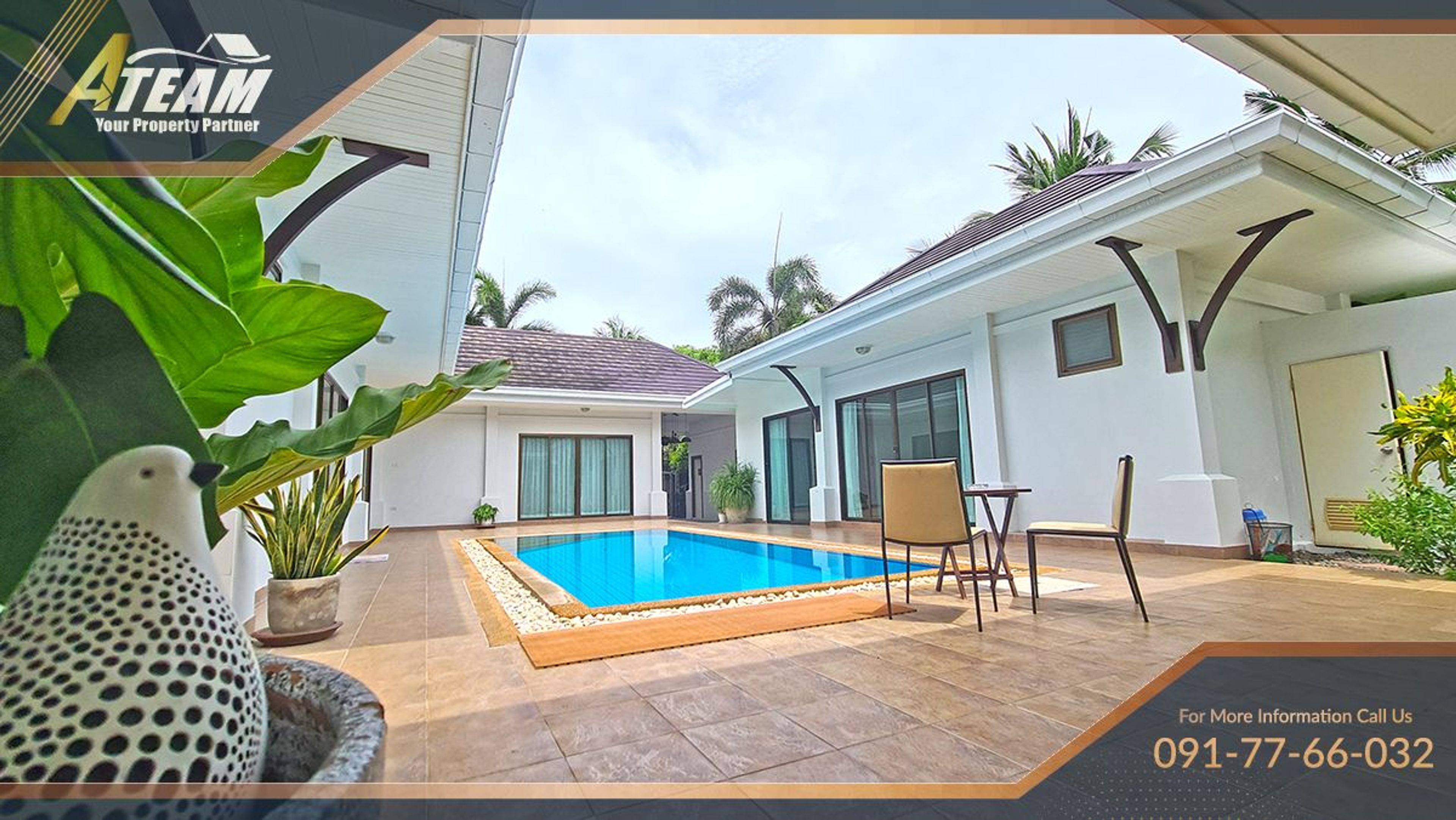 Beautiful Garden Pool Villa for Sale in Khao Tao, Hua Hin thumbnail 2