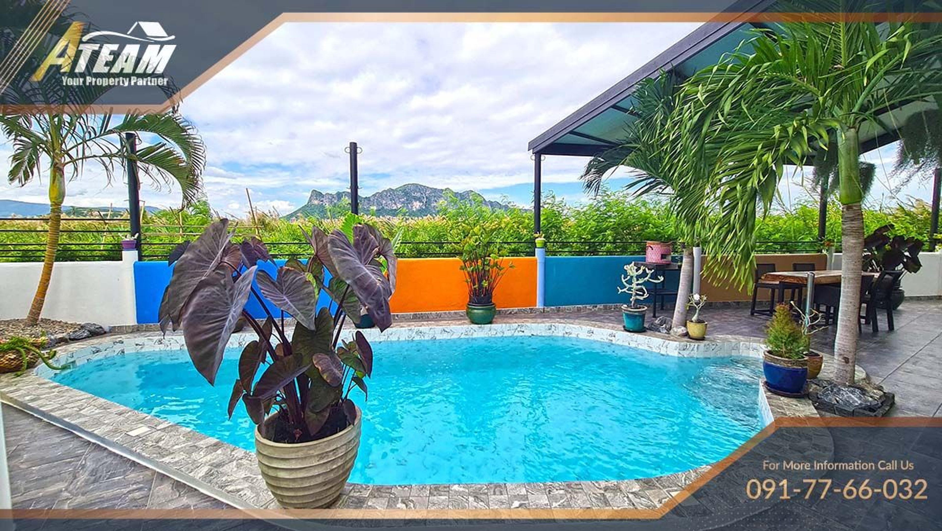 Cha Am impressive mountain view 2 story house with additional  584 Sqm thumbnail 3