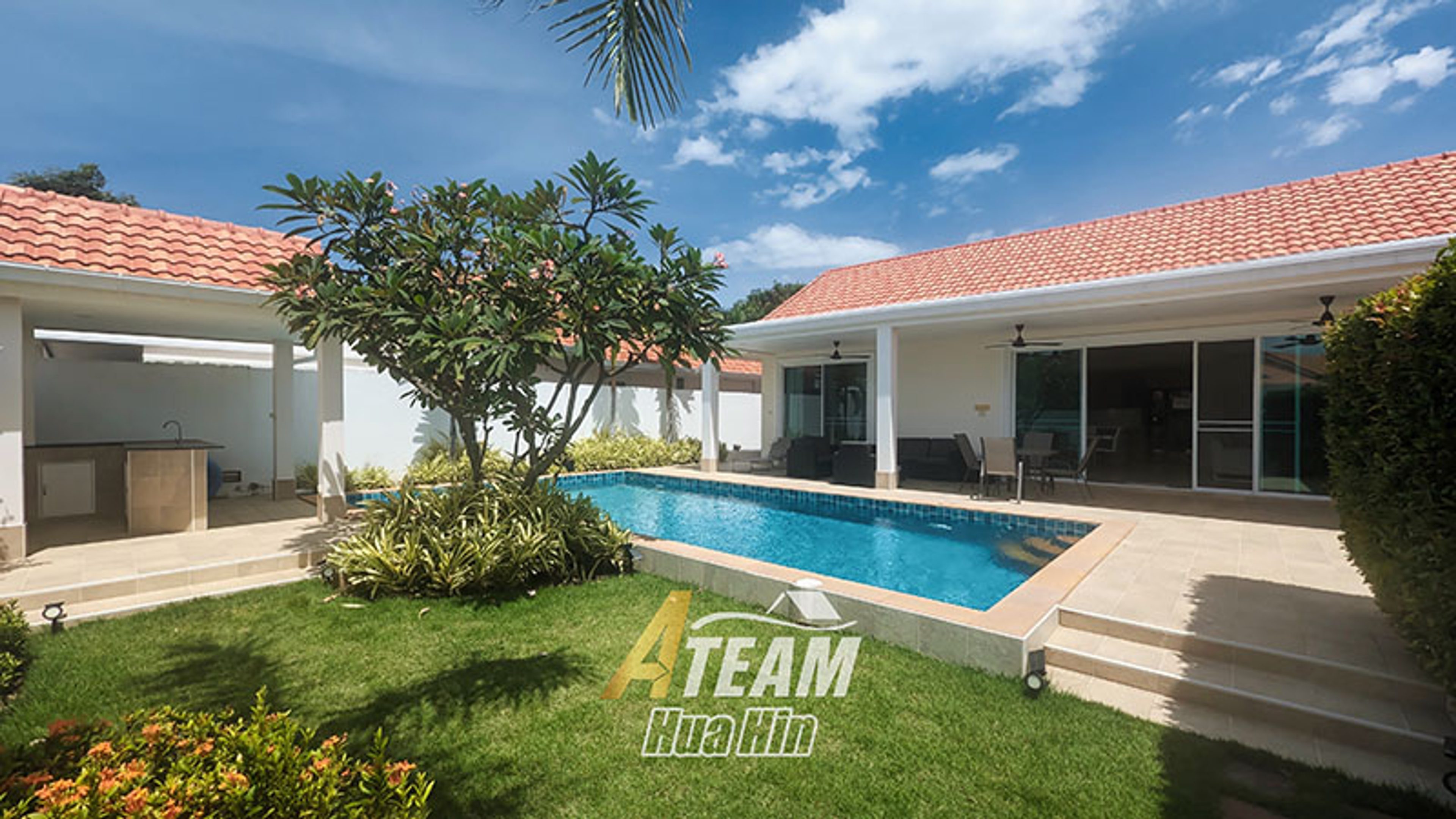 3 bedroom Pool Villa for rent near Plam Hill golf club- Eden Village